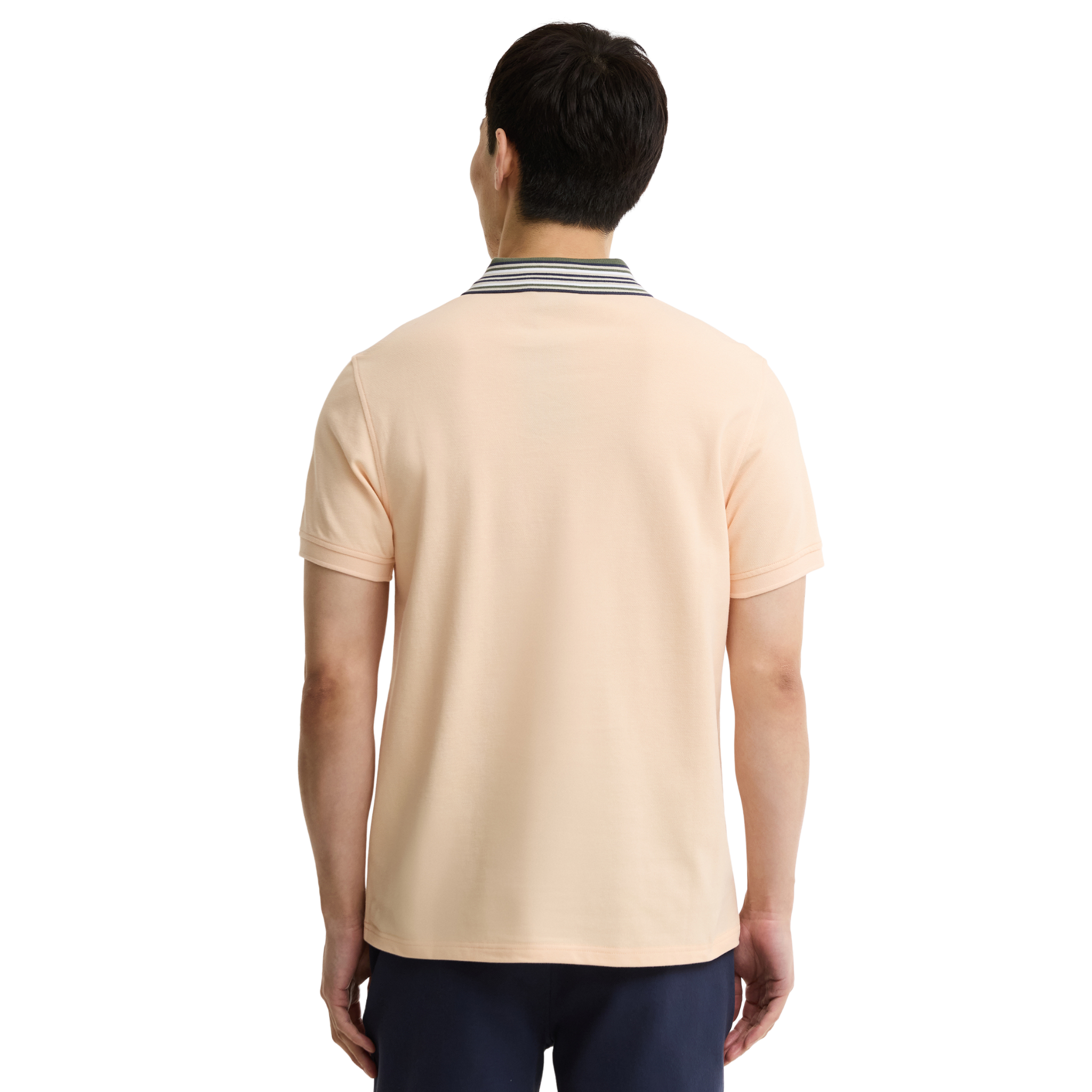 Mens Barbour International Bleached Apricot Neville S/s Polo Shirt