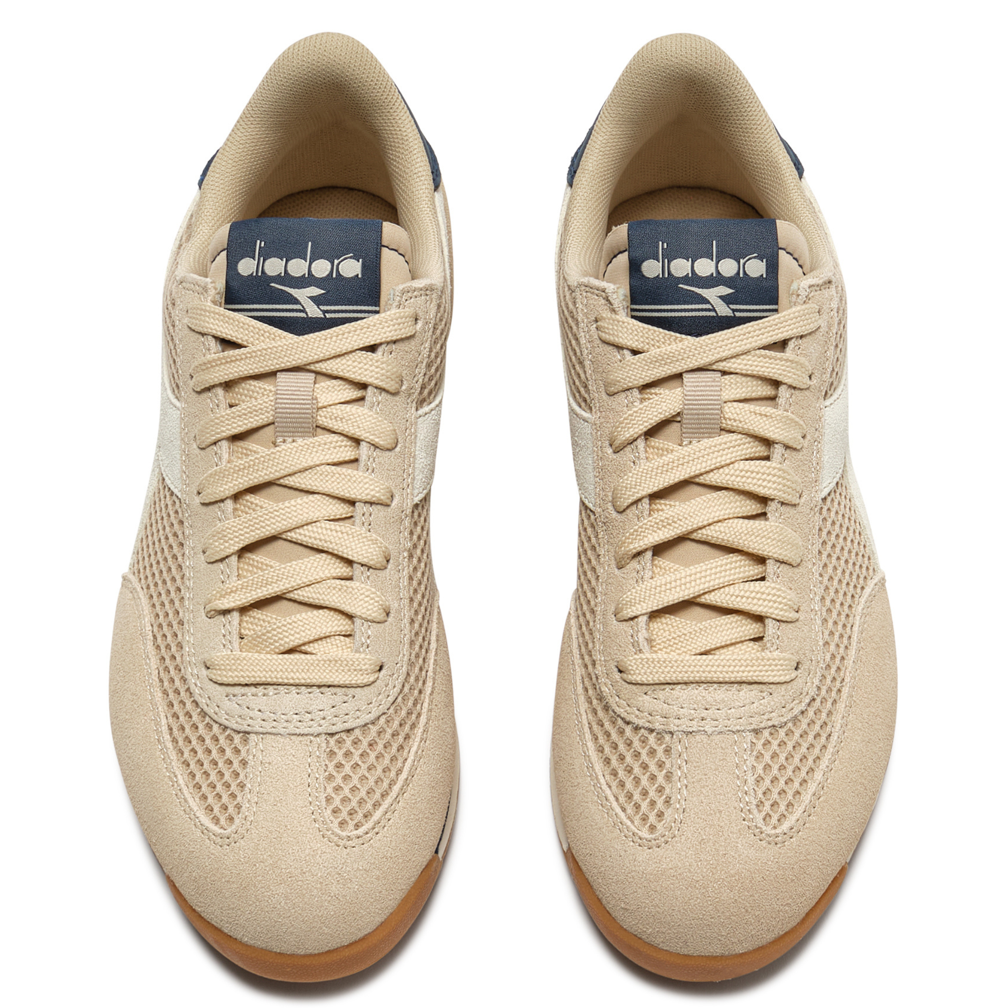 Mens Diadora Parchment Cross Mesh Trainers