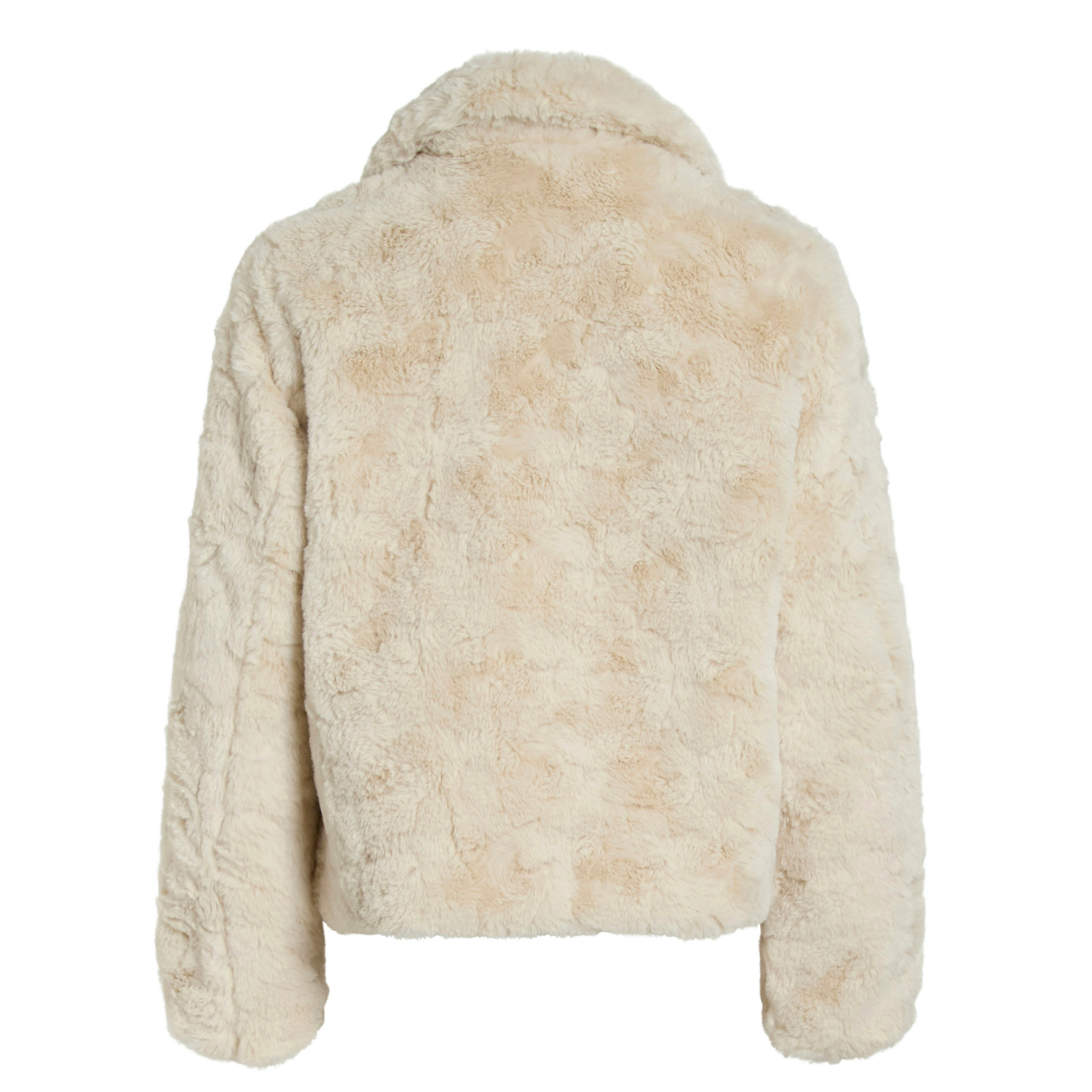 Womens Vila Birch Vidorte Faux Fur Jacket