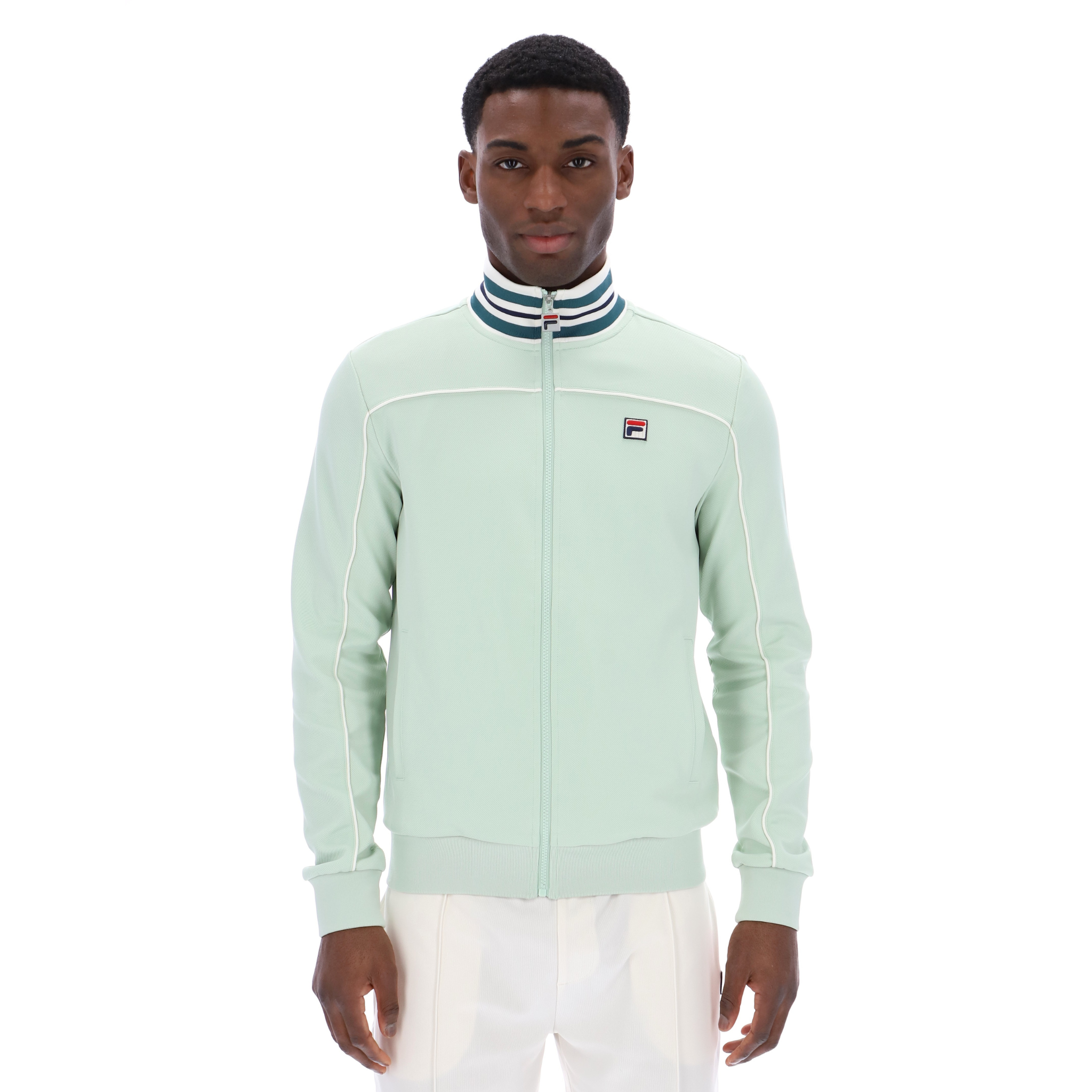 Mens Fila Surf Spray Federico Tipped Neck Track Jacket