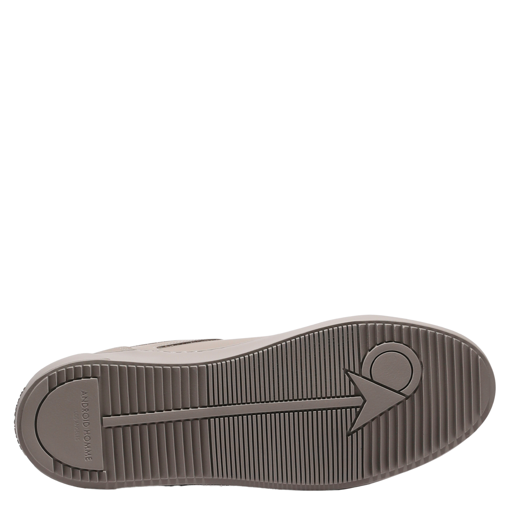 Mens Android Homme Taupe Venice Rubberised Trainers