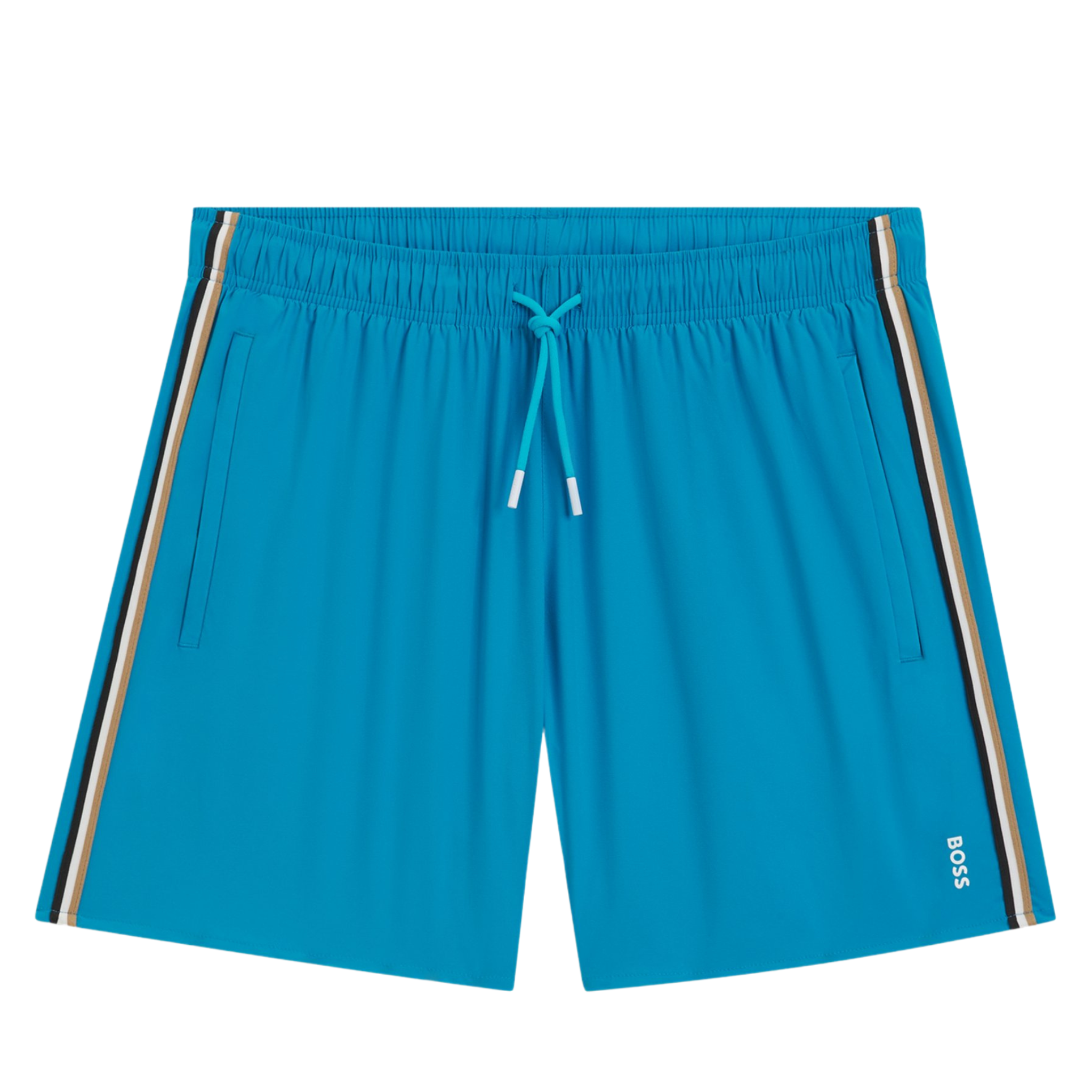Mens BOSS Turquoise Iconic Swim Shorts