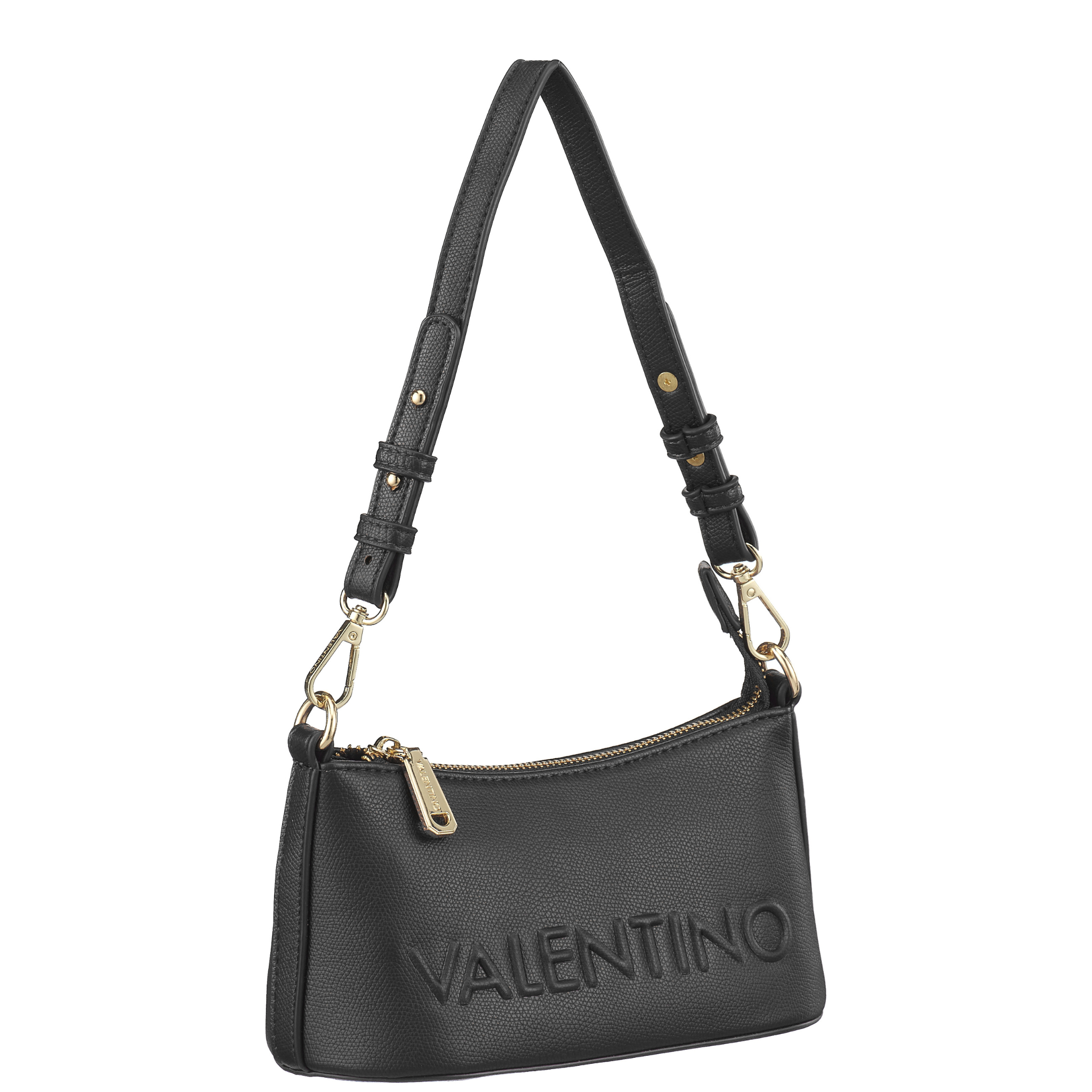 Womens Valentino Black Bianka RE Shoulder Bag