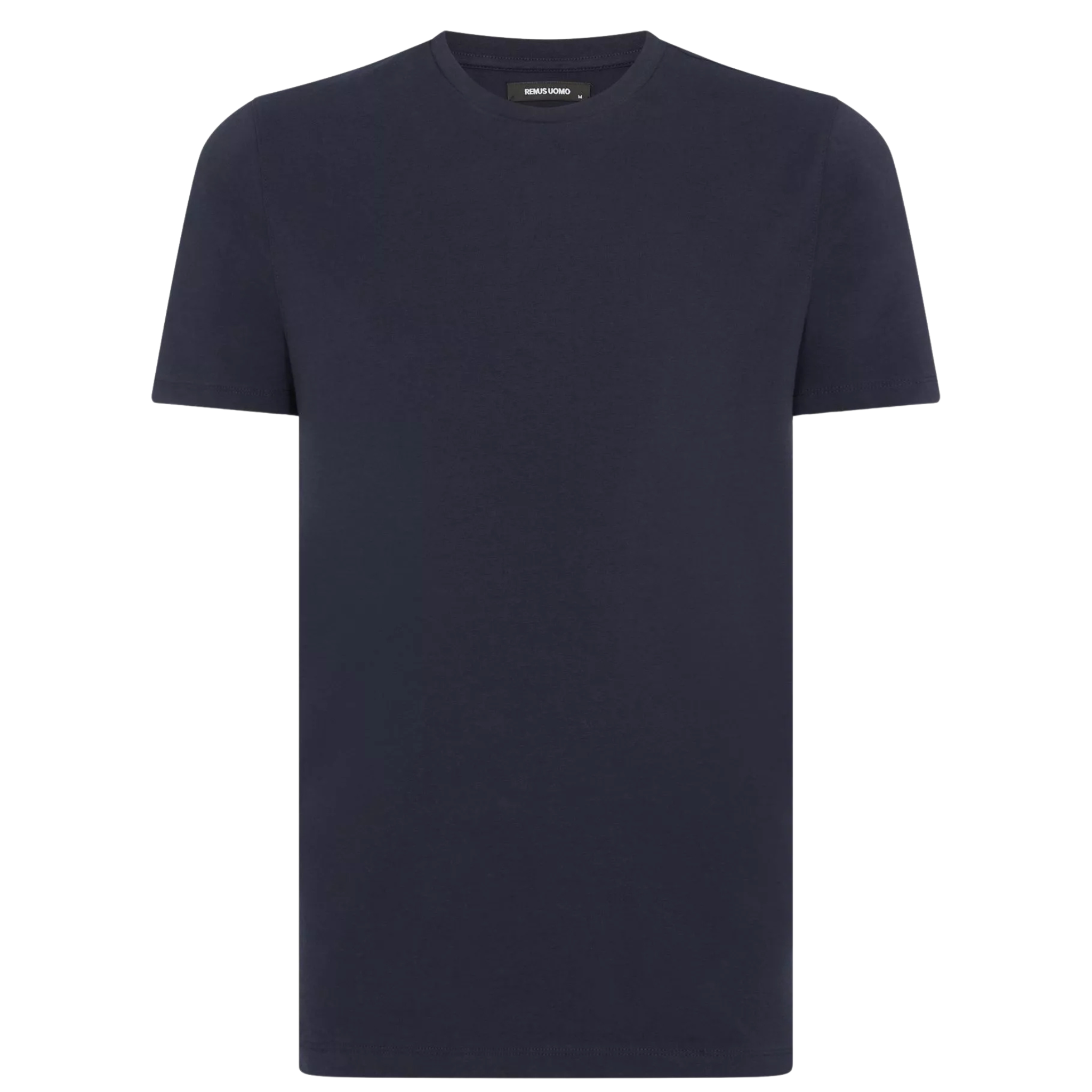 Mens Remus Uomo Navy Cotton Stretch S/s T Shirt