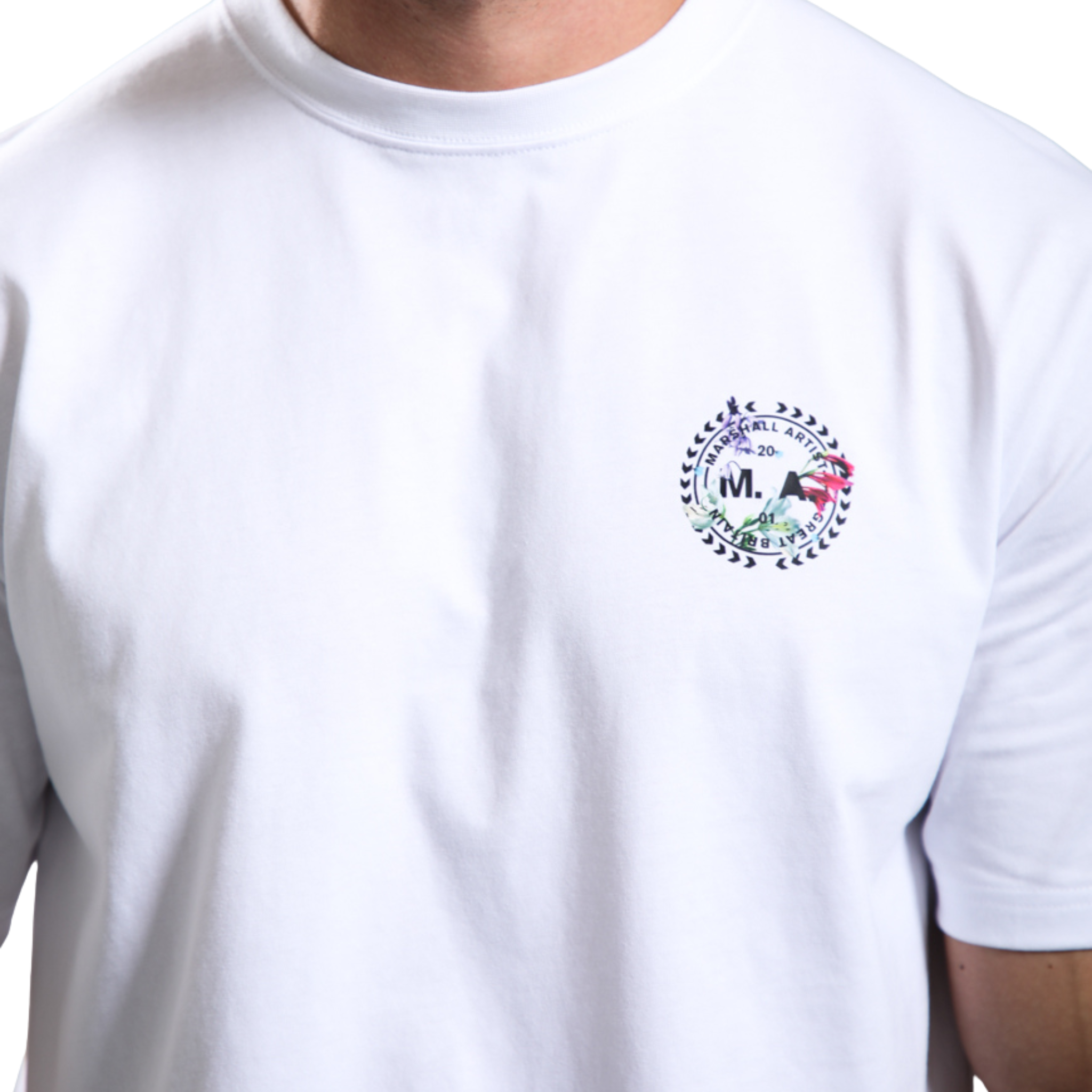 Mens Marshall Artist White Renaissance S/s T Shirt