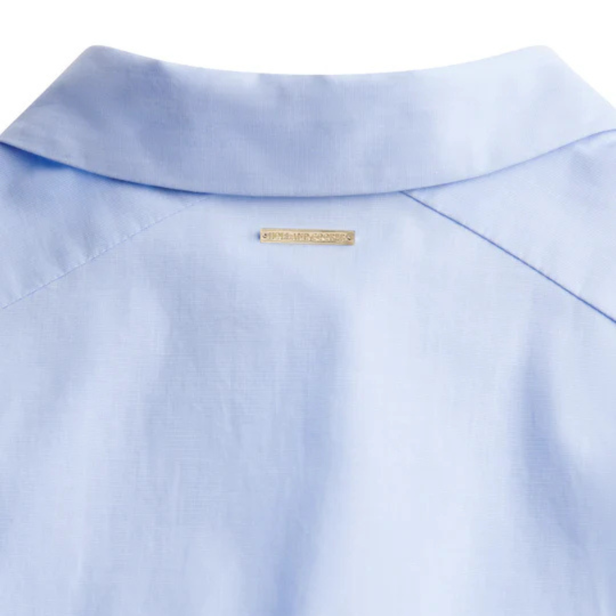 Womens Holland Cooper Light Blue Chambray Aimee Sleeveless Midi Dress