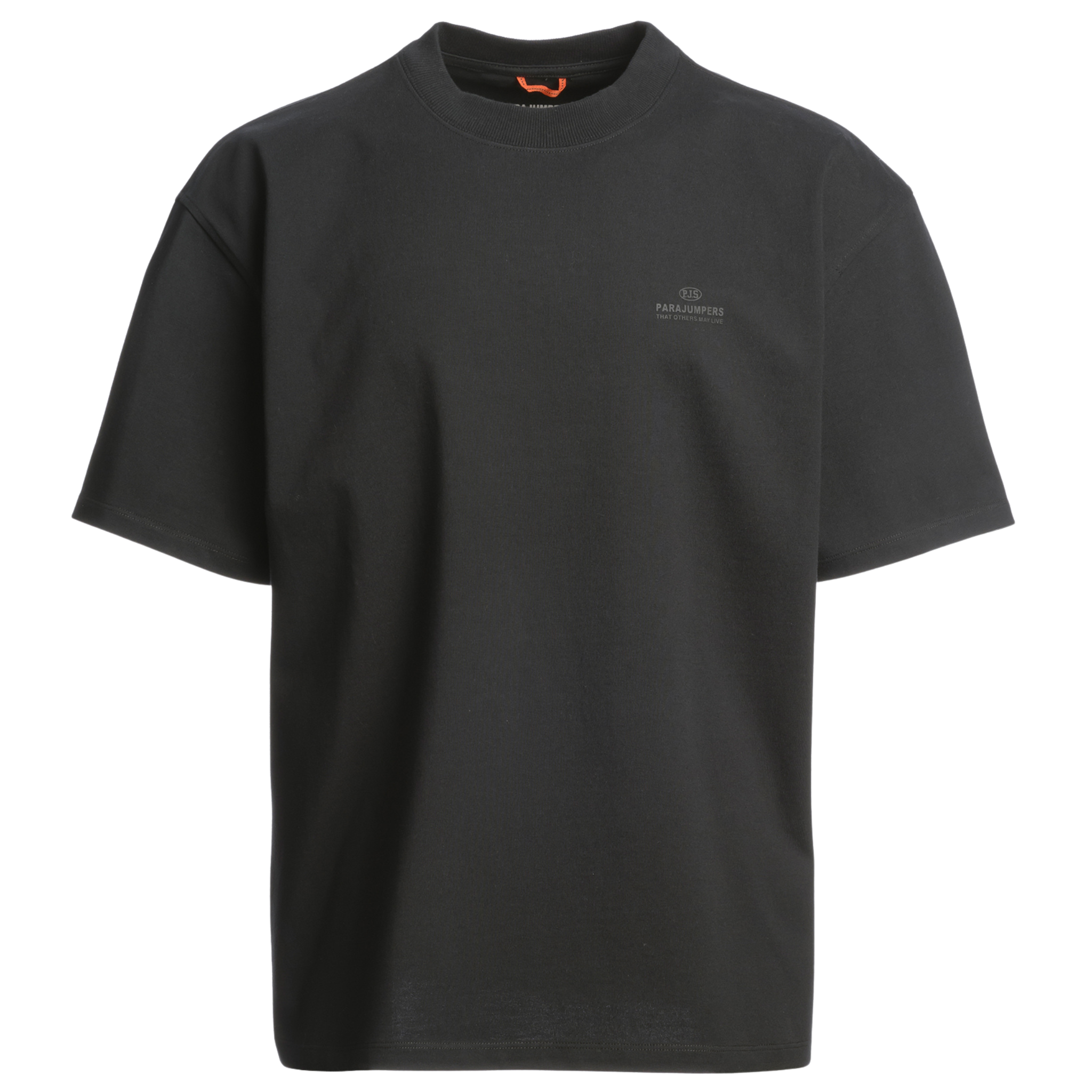 Mens Parajumpers Black Reg S/s T Shirt
