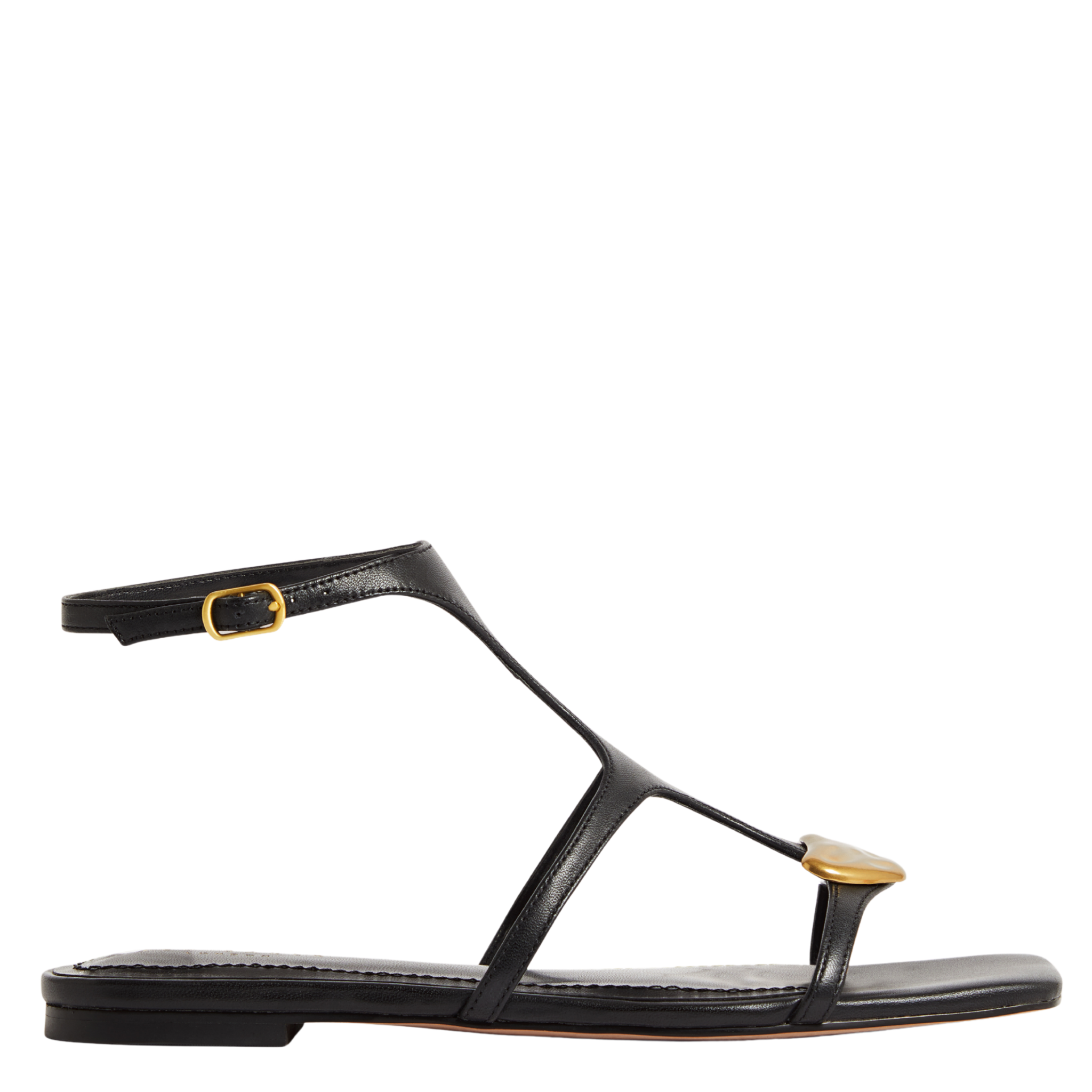 Womens Ted Baker Black Audreii Flat Gladiator Sandals