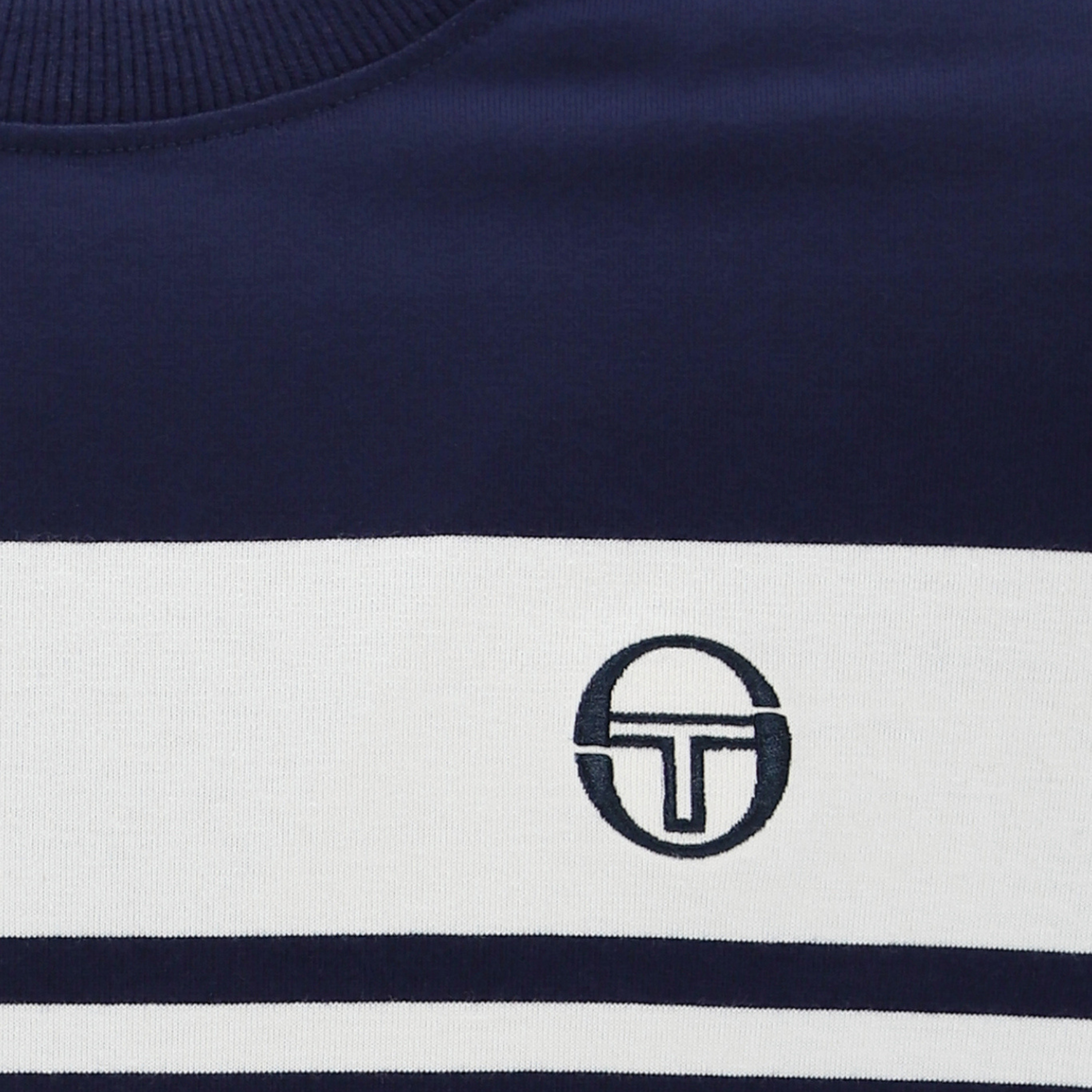 Mens Sergio Tacchini Navy/White Master S/s T Shirt