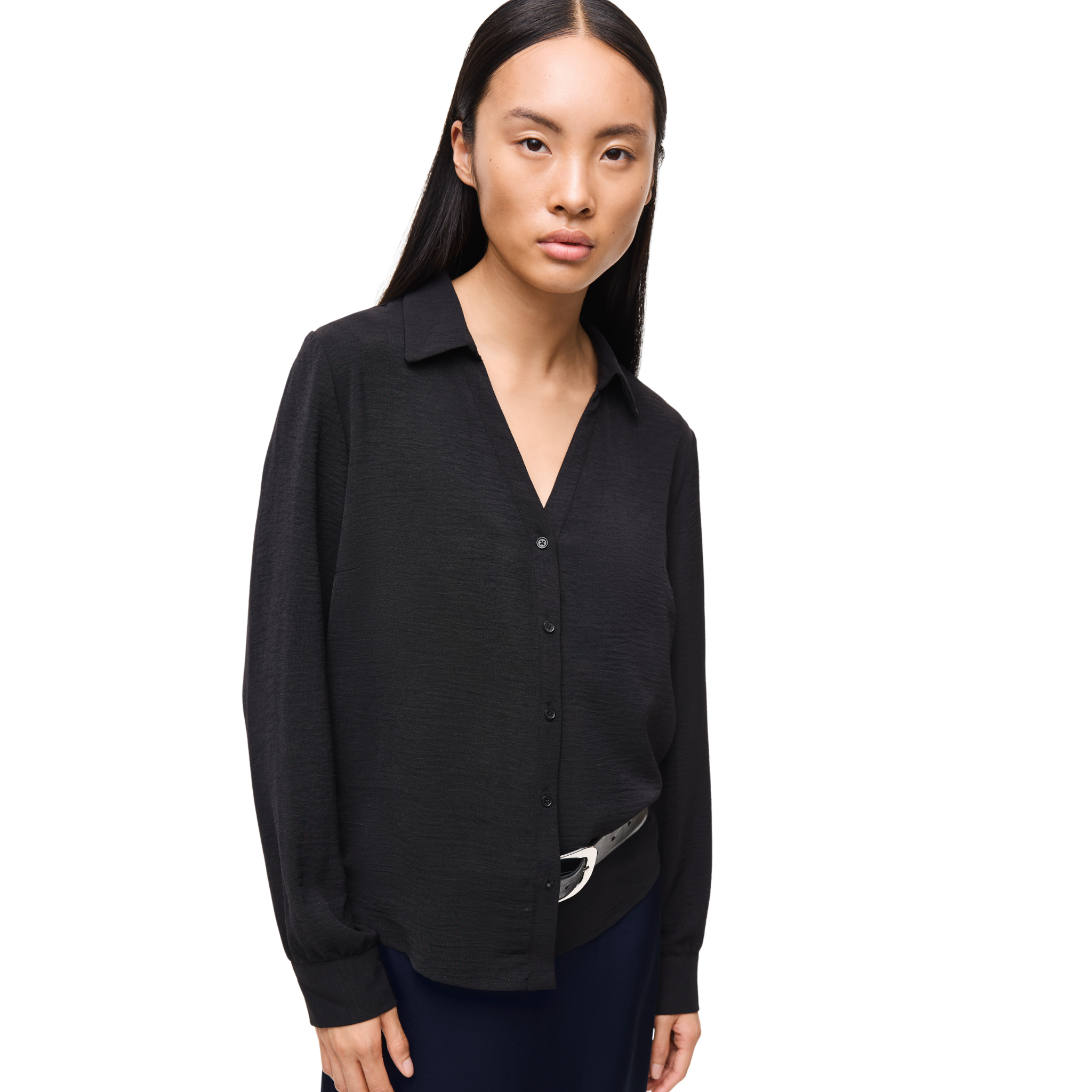 Womens Vila Black Beauty Vijosa Blouse