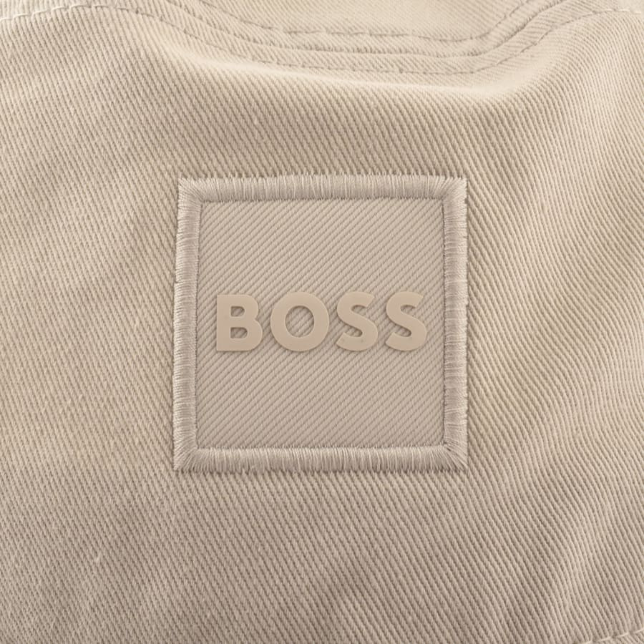 Mens BOSS Light Beige Febas-PL Bucket Hat