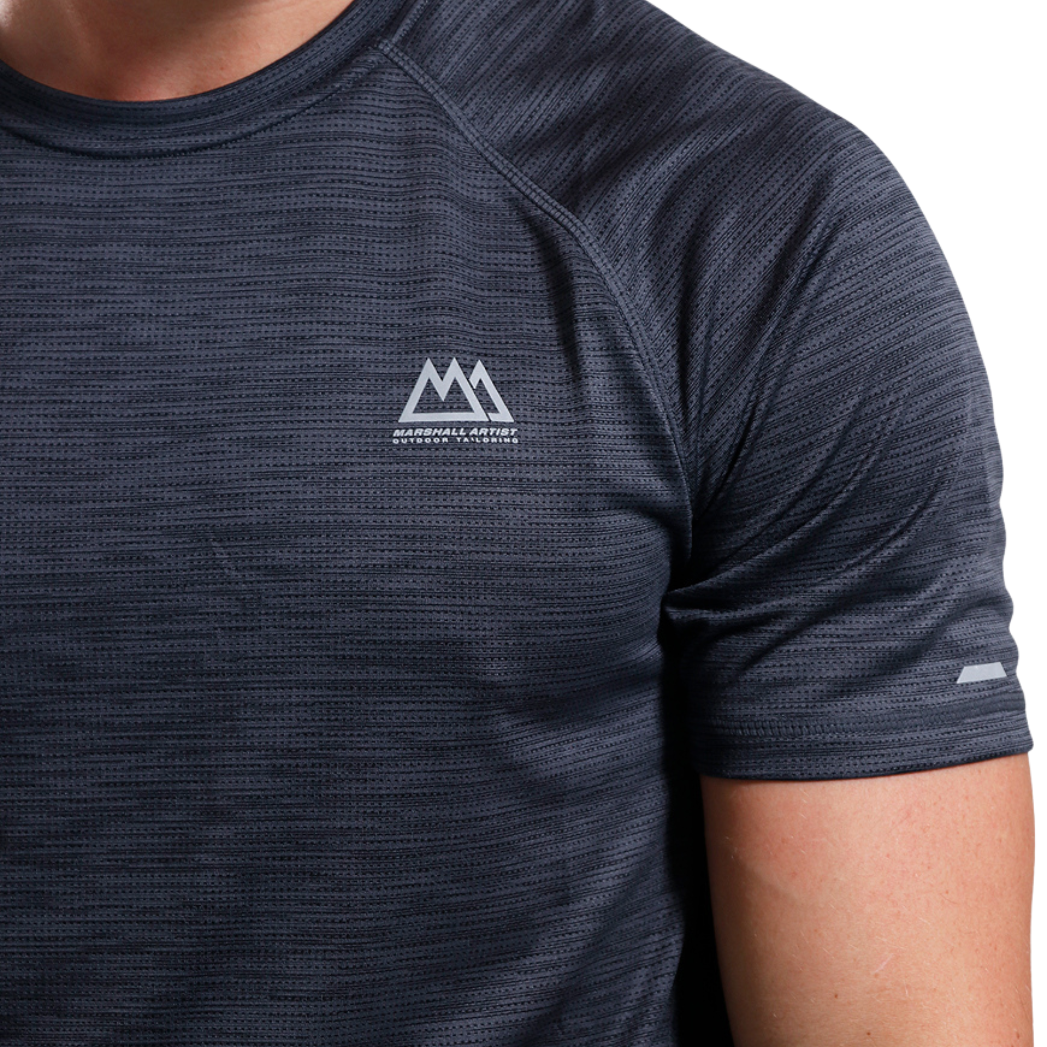 Mens Marshall Artist Black Quest S/s T Shirt