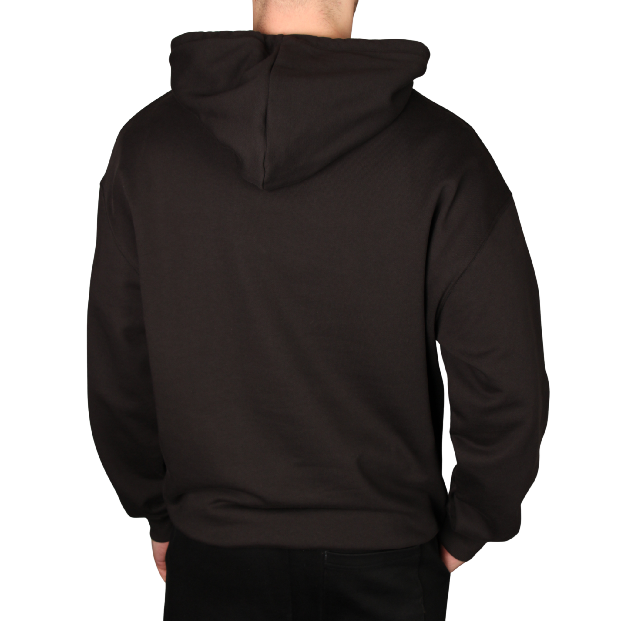 Mens HUGO Black Diflowhood Hoodie