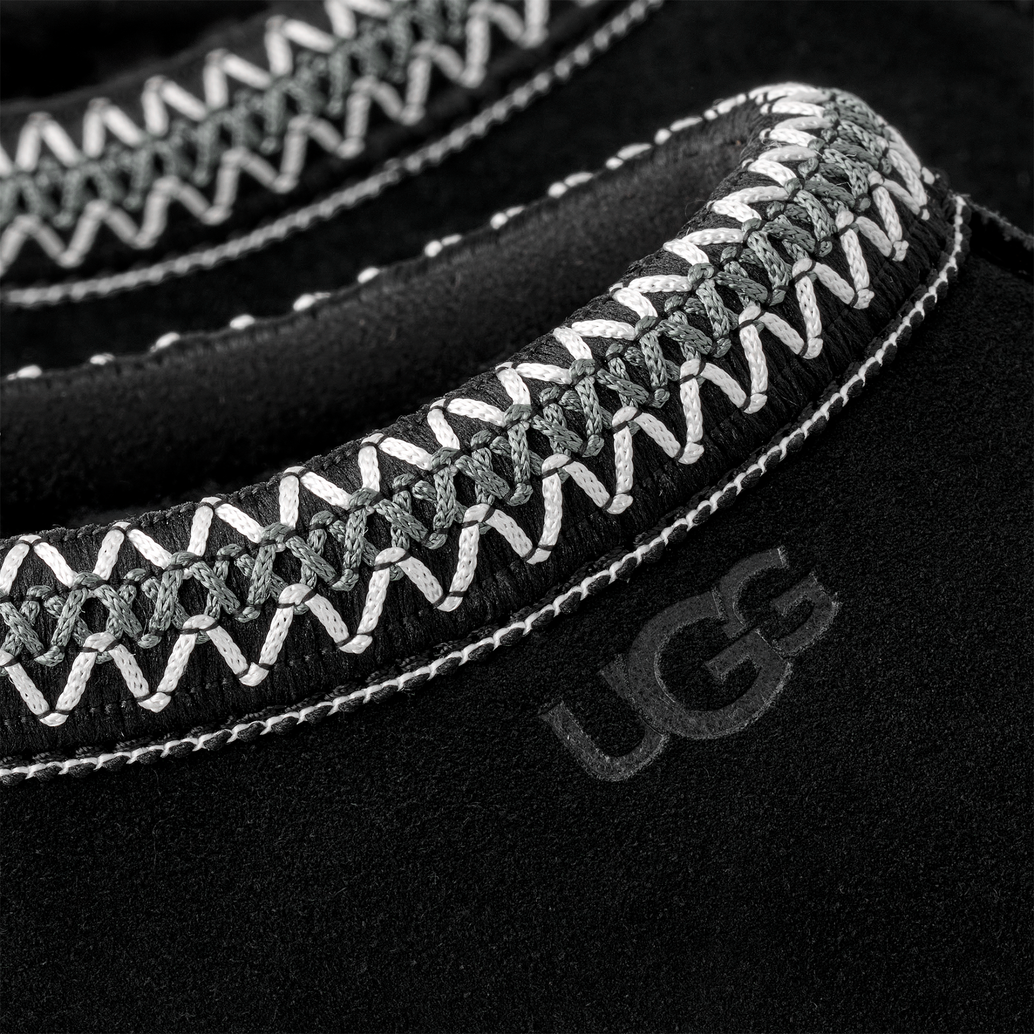 Mens UGG Black Tasman II Slippers