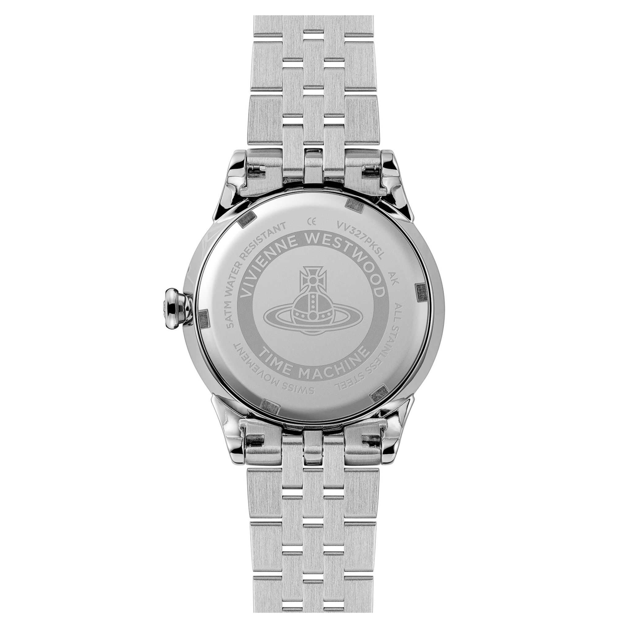 Womens Vivienne Westwood Silver/Pink Dial Little Wallace Watch