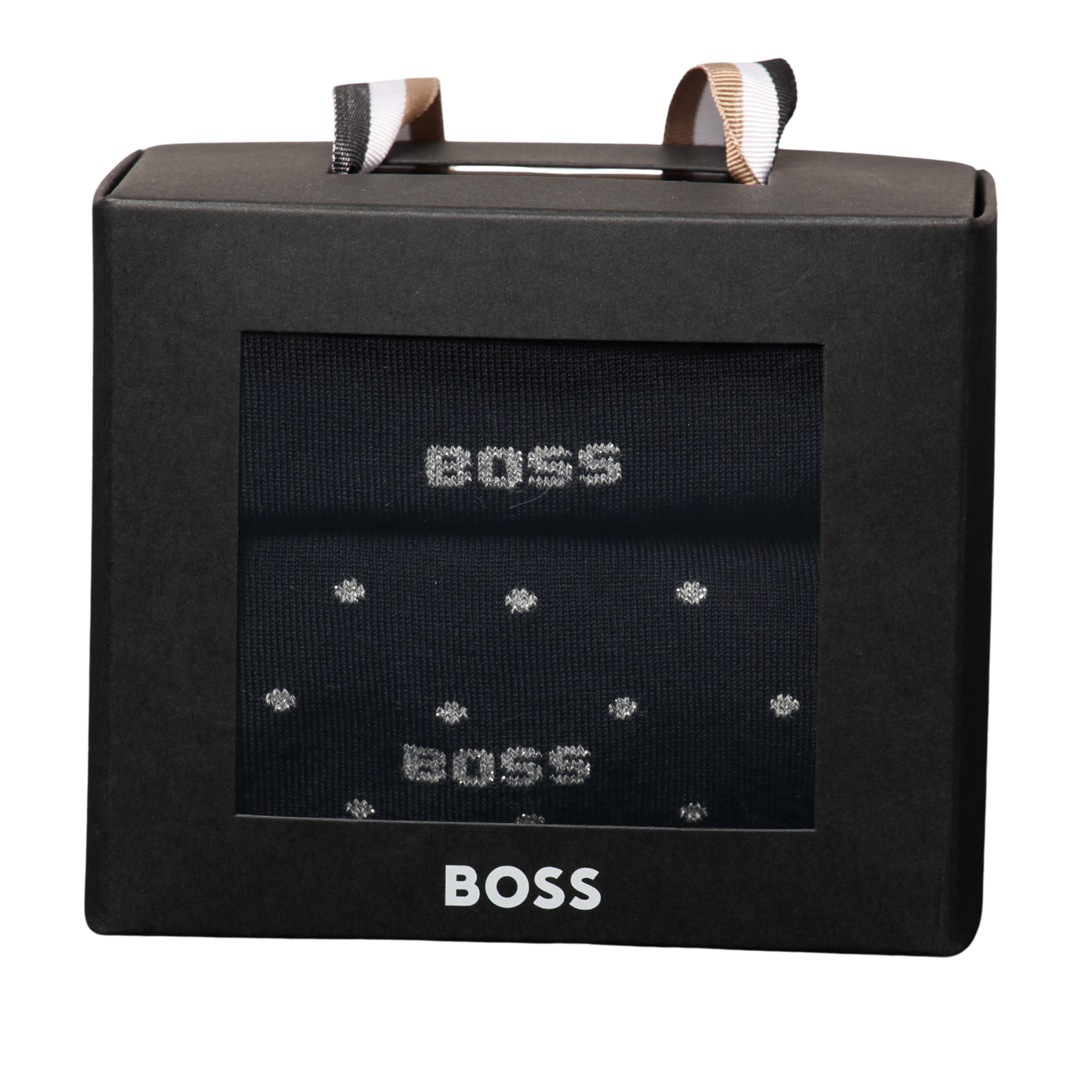 Mens BOSS Dark Blue Sock 2PK RS Gift Set
