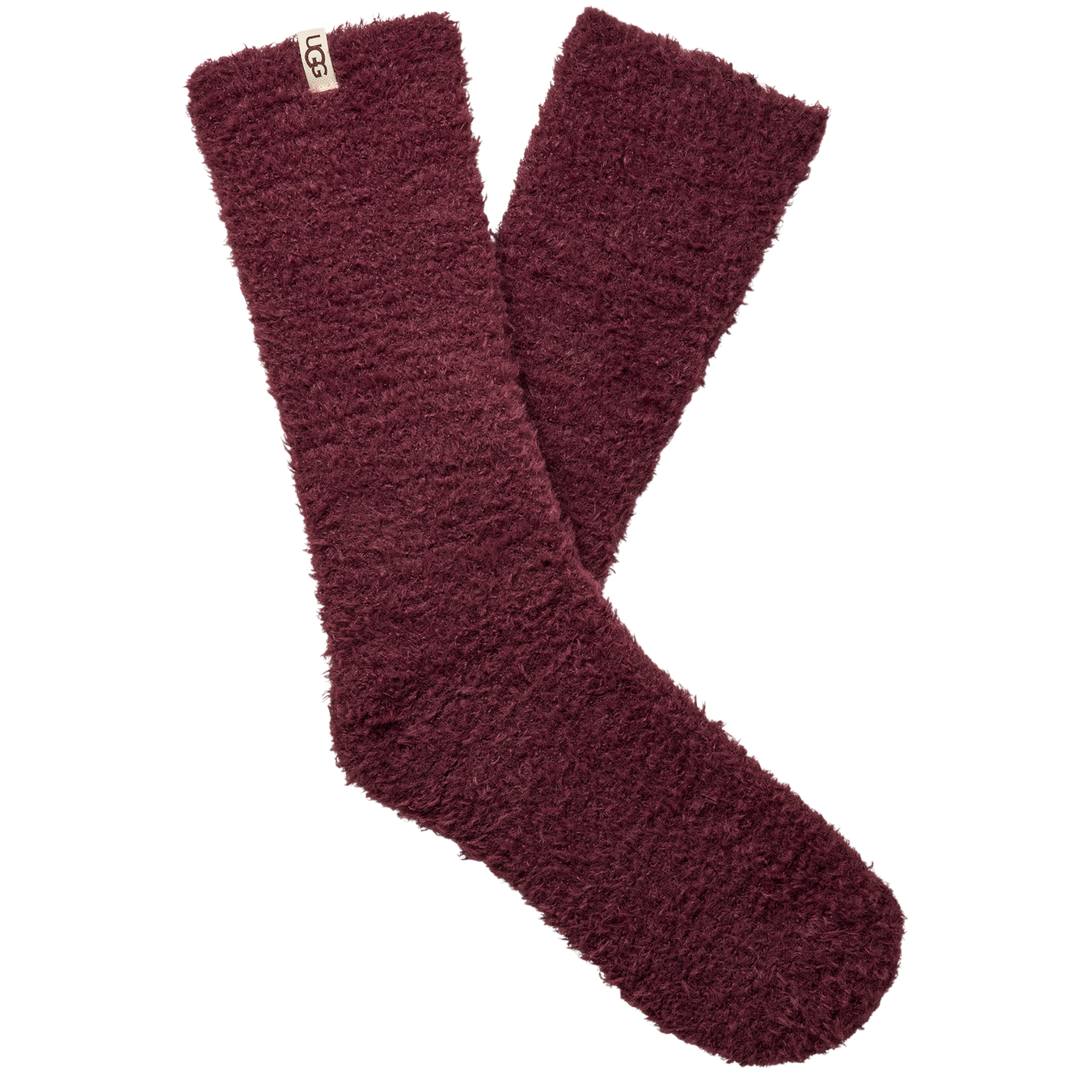 Womens UGG Wild Grape Teddi Cozy Crew Socks