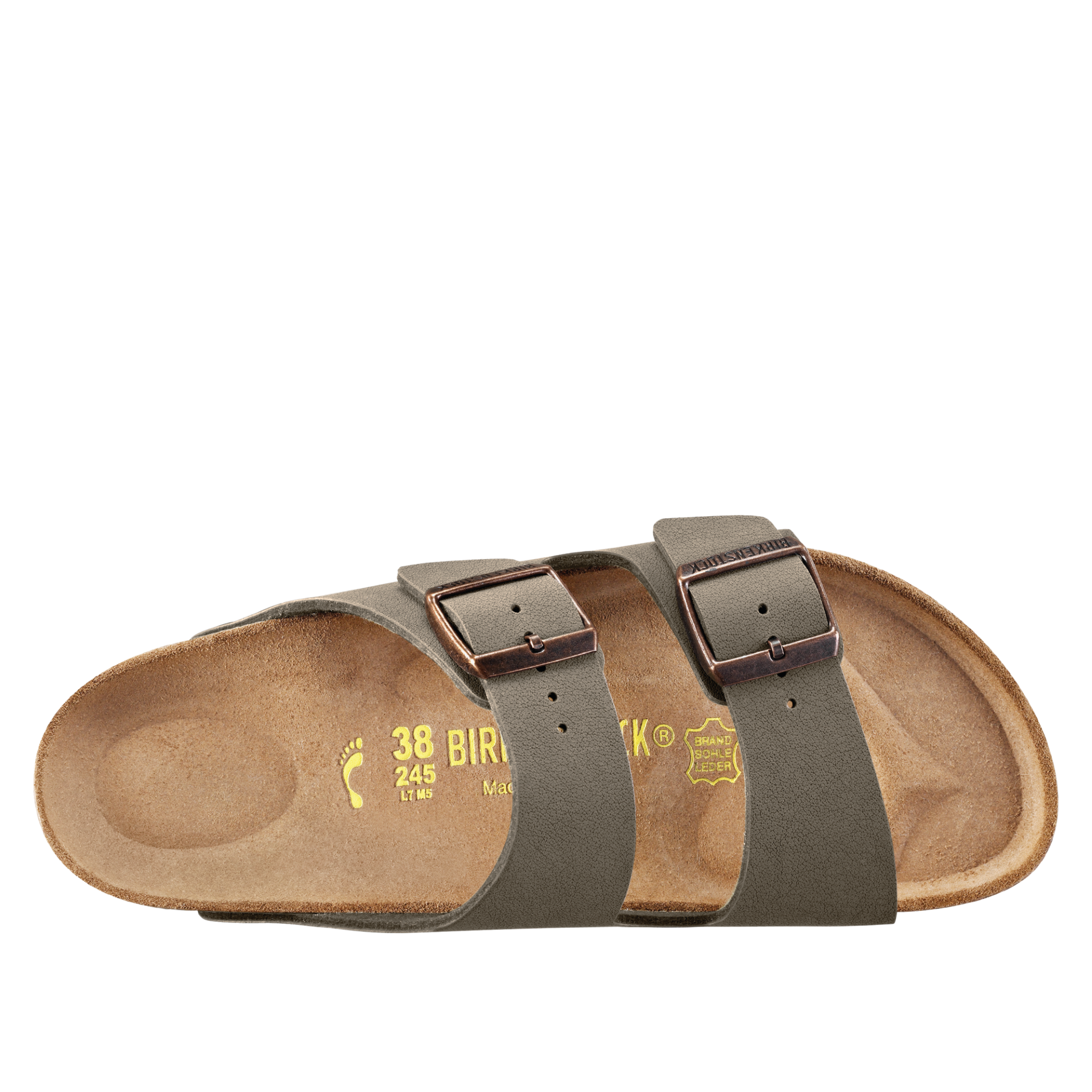 Mens Birkenstock Stone Arizona Birko-Flor Birkibuc
