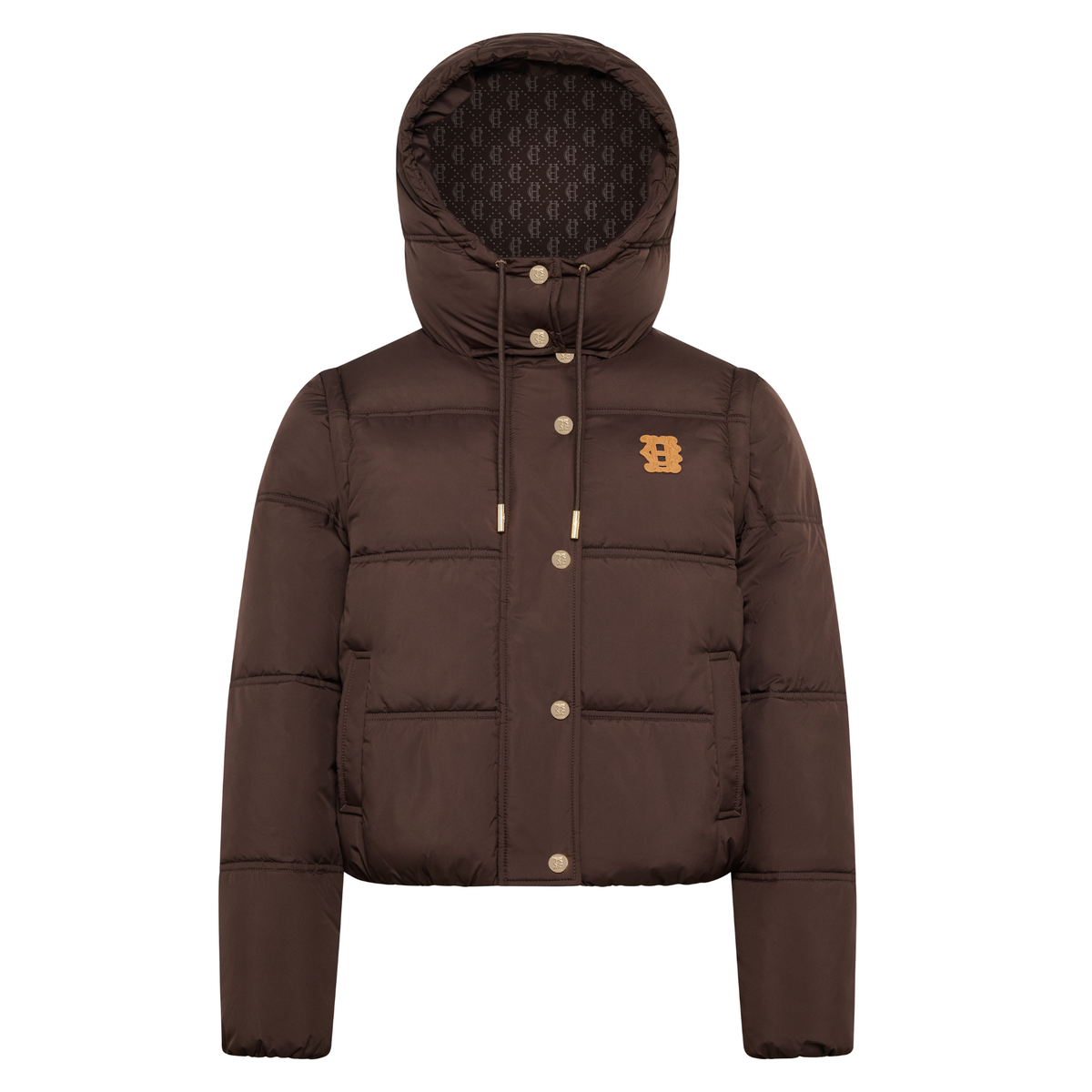 Womens Holland Cooper Chocolate Milton Convertible Padded Jacket