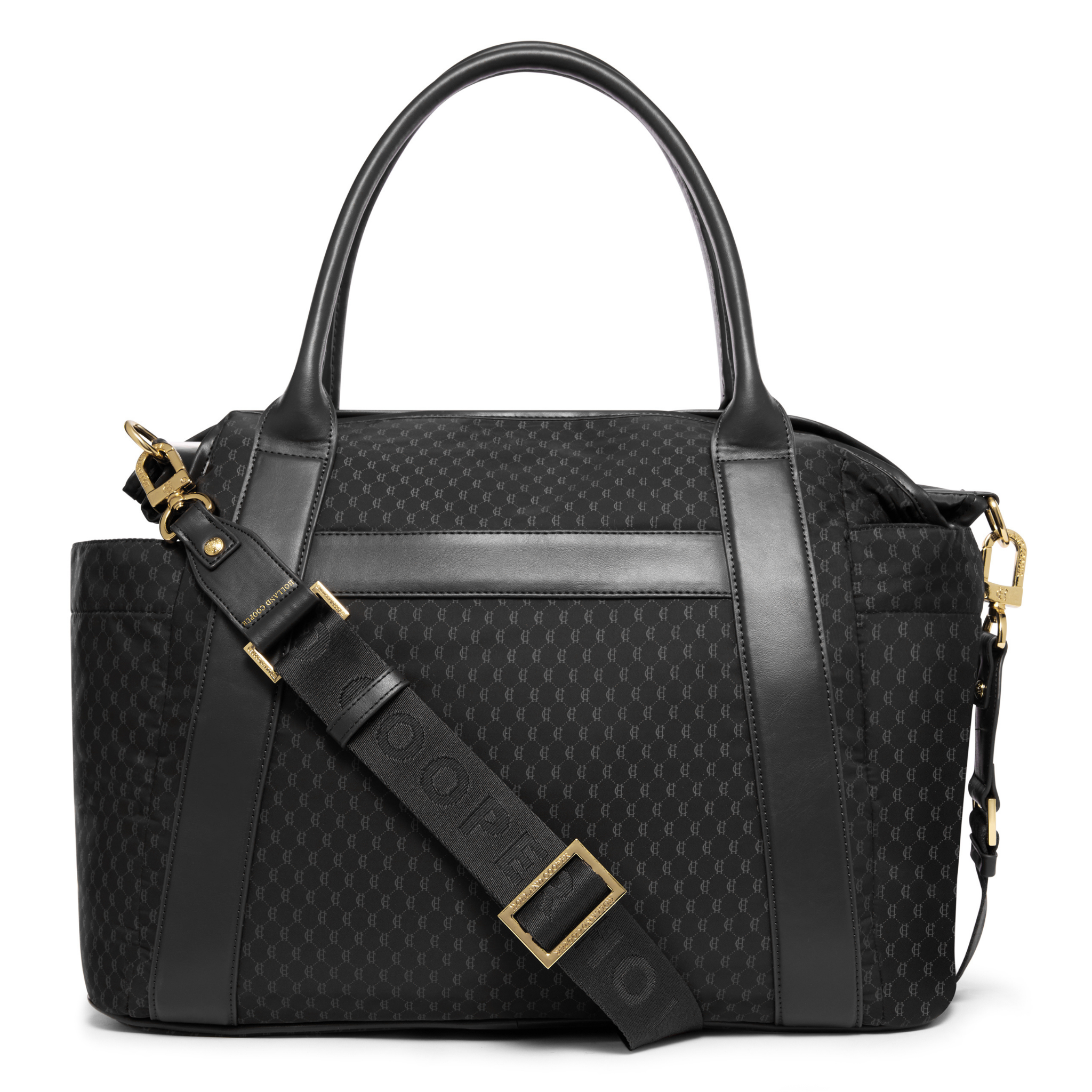 Womens Holland Cooper Black Monogram Cheltenham Tote Bag