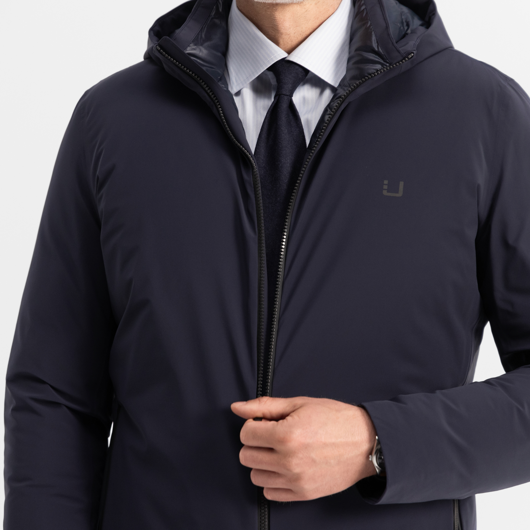 Mens UBR Navy Phantom Down Jacket