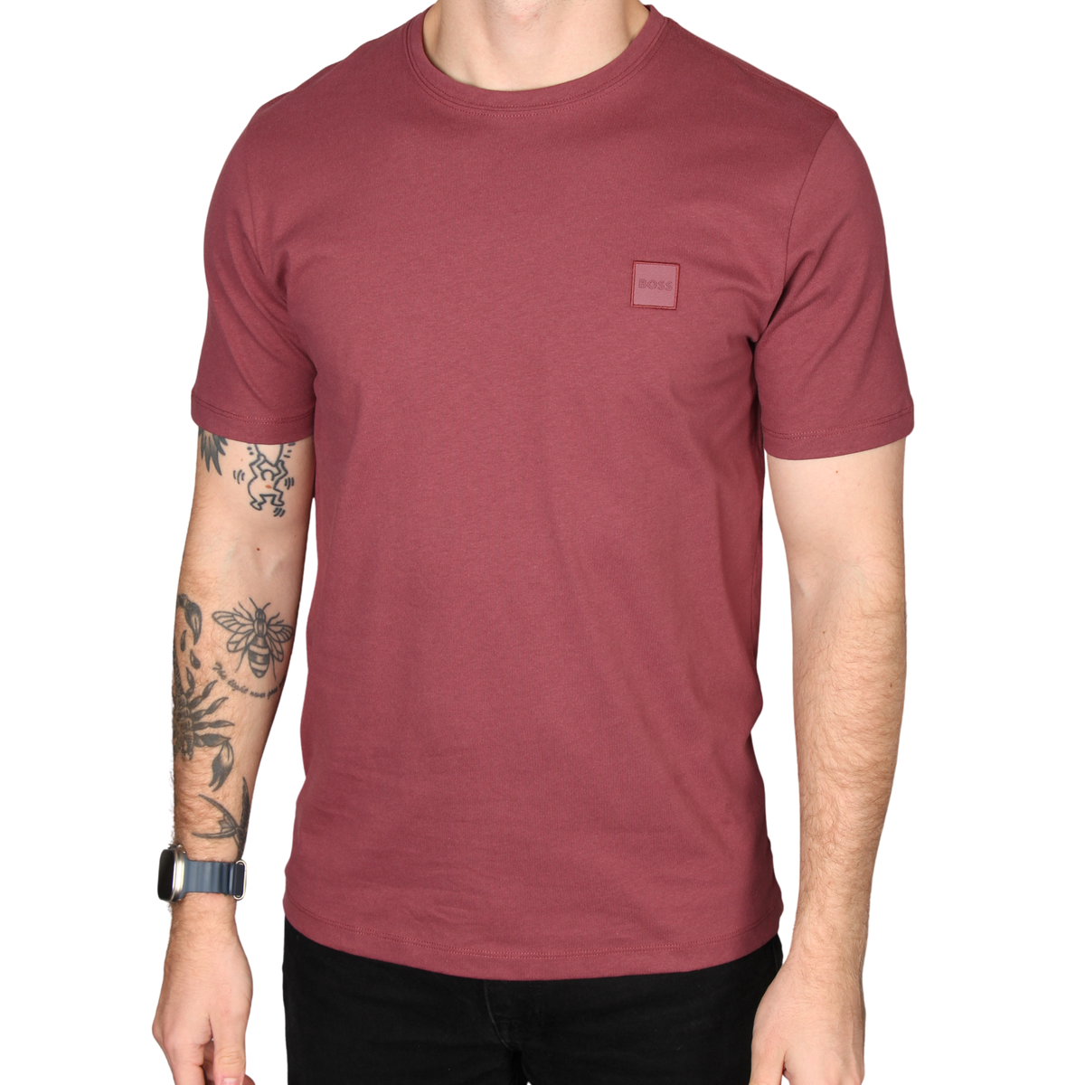 Mens BOSS Medium Red Tales S/s T Shirt