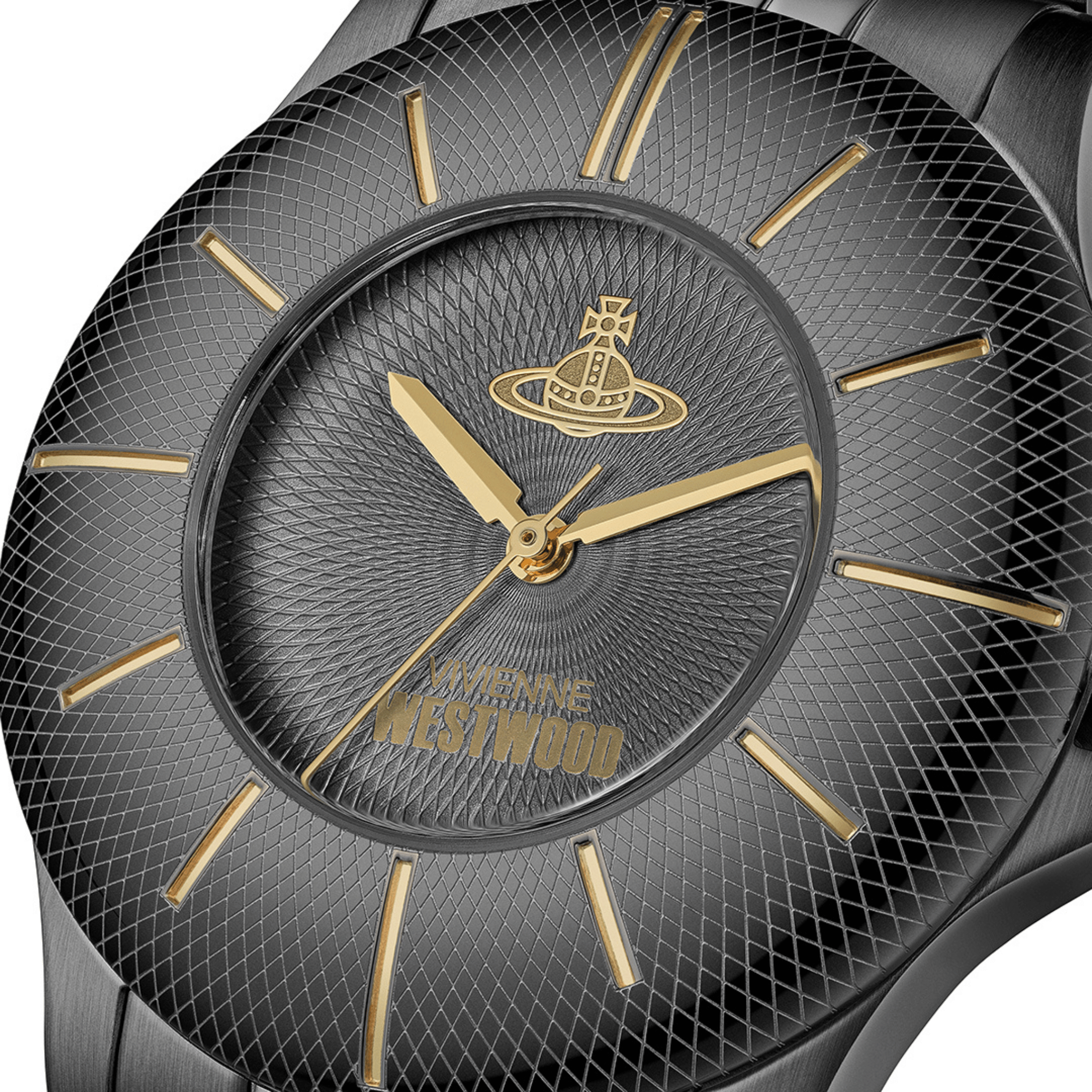 Mens Vivienne Westwood Black Walbrook Bracelet Watch