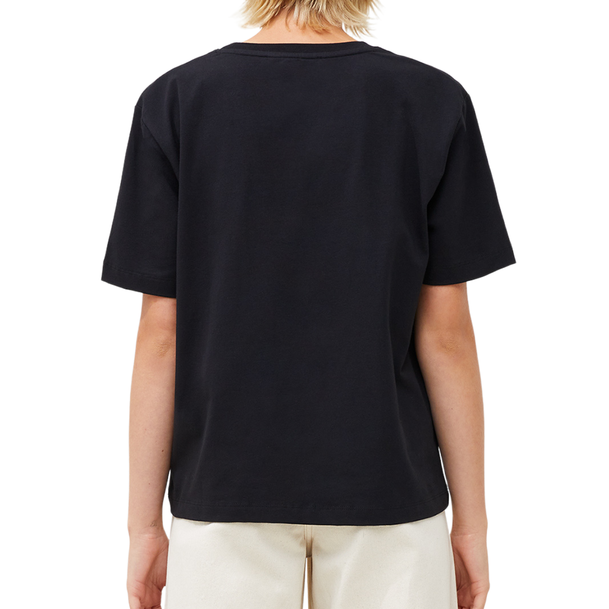 Womens French Connection Blackout Rallie Rouched S/s T Shirt