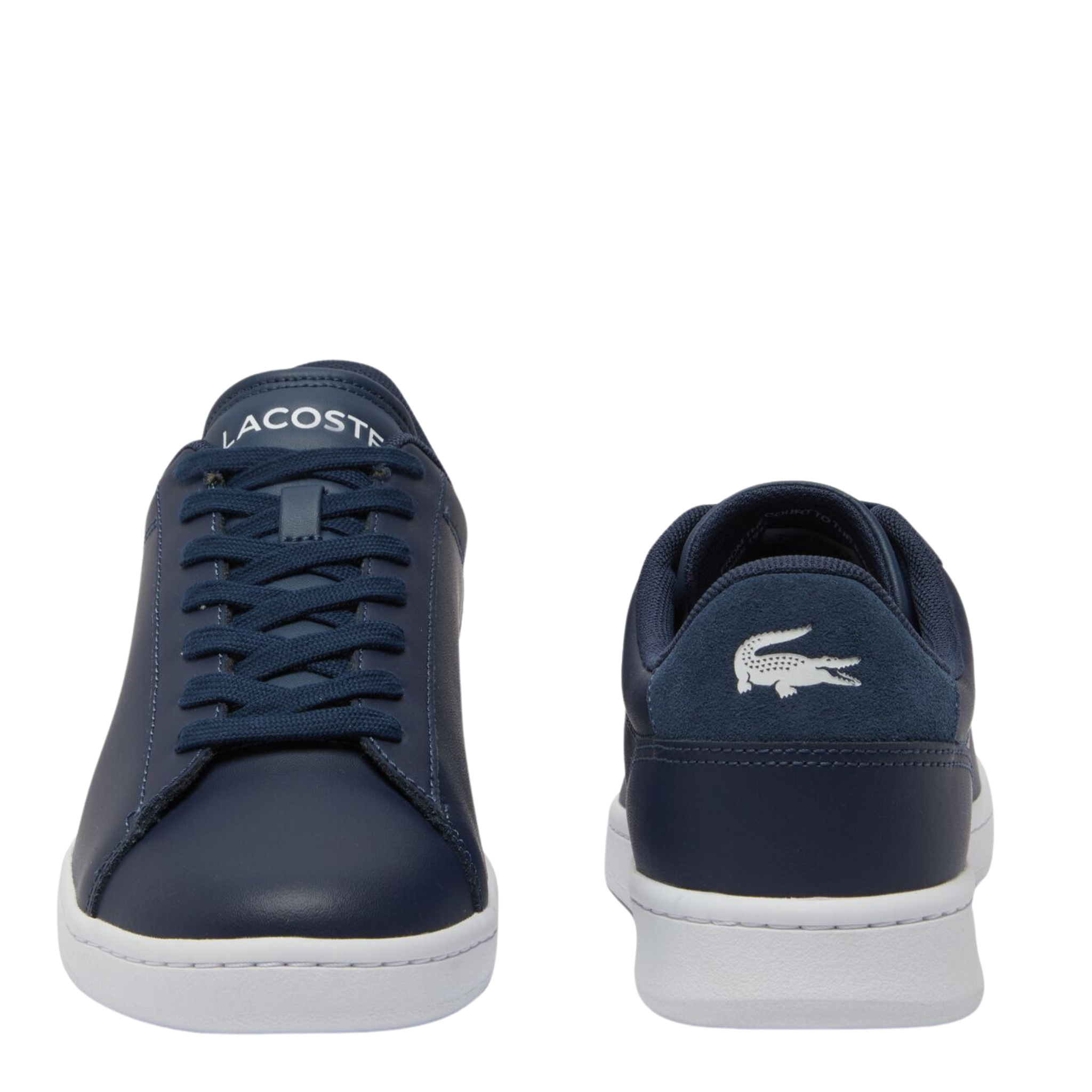 Mens Lacoste Navy/White Carnaby Set Trainers