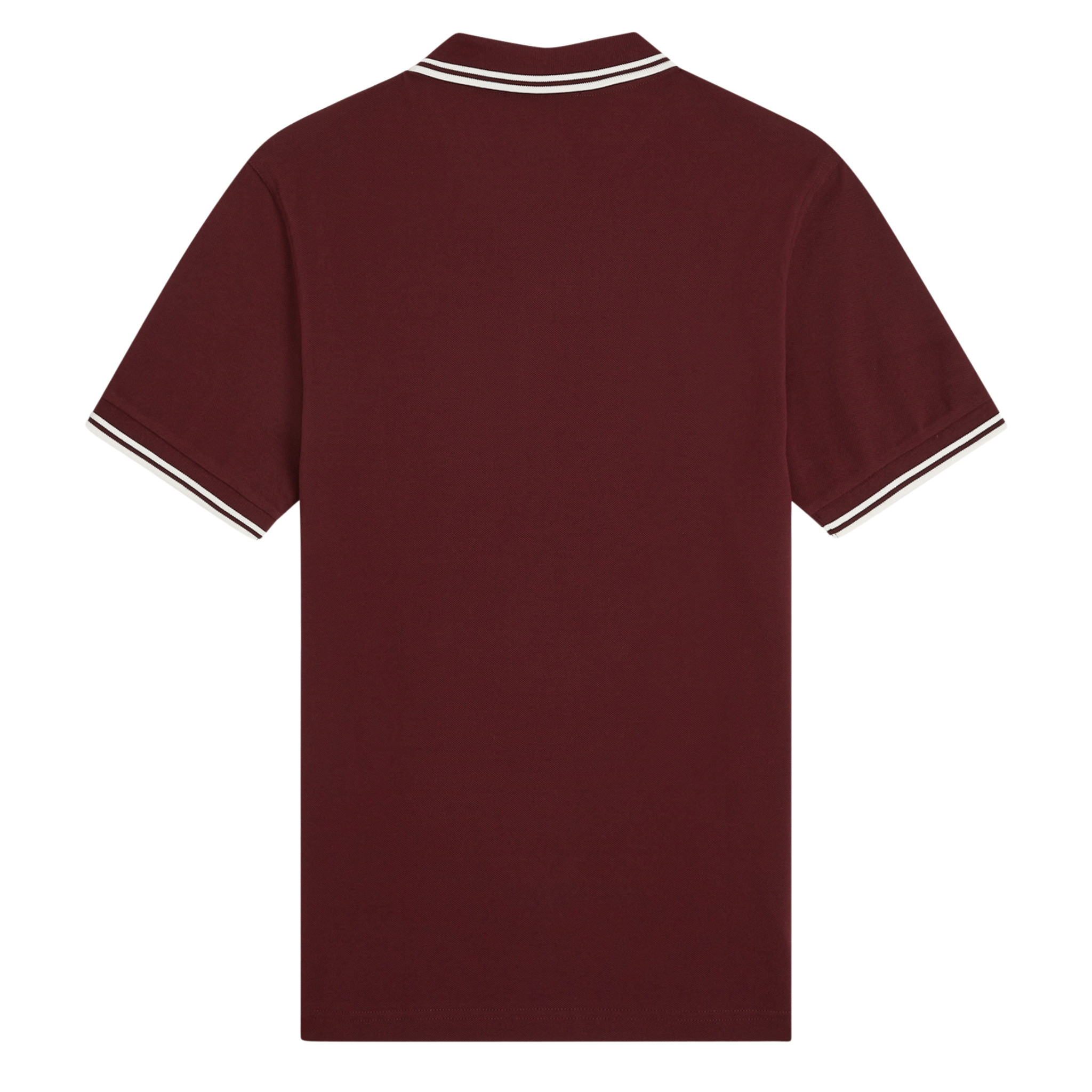 Mens Fred Perry Oxblood Twin Tipped S/s Polo Shirt