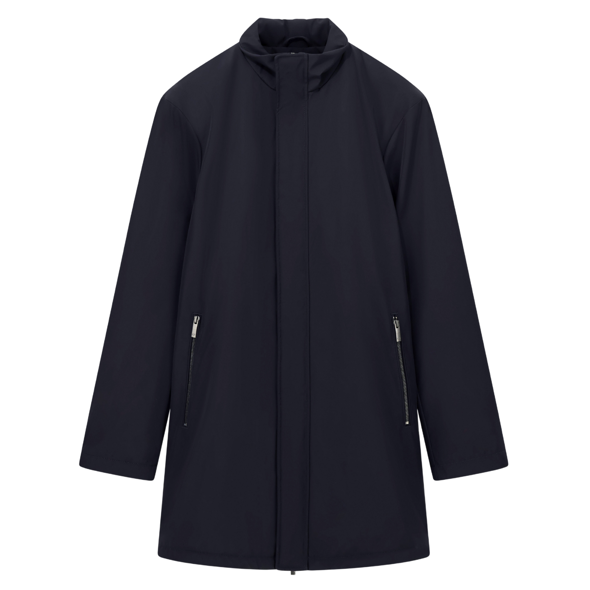 Mens Armani Exchange Deep Navy Trench Coat