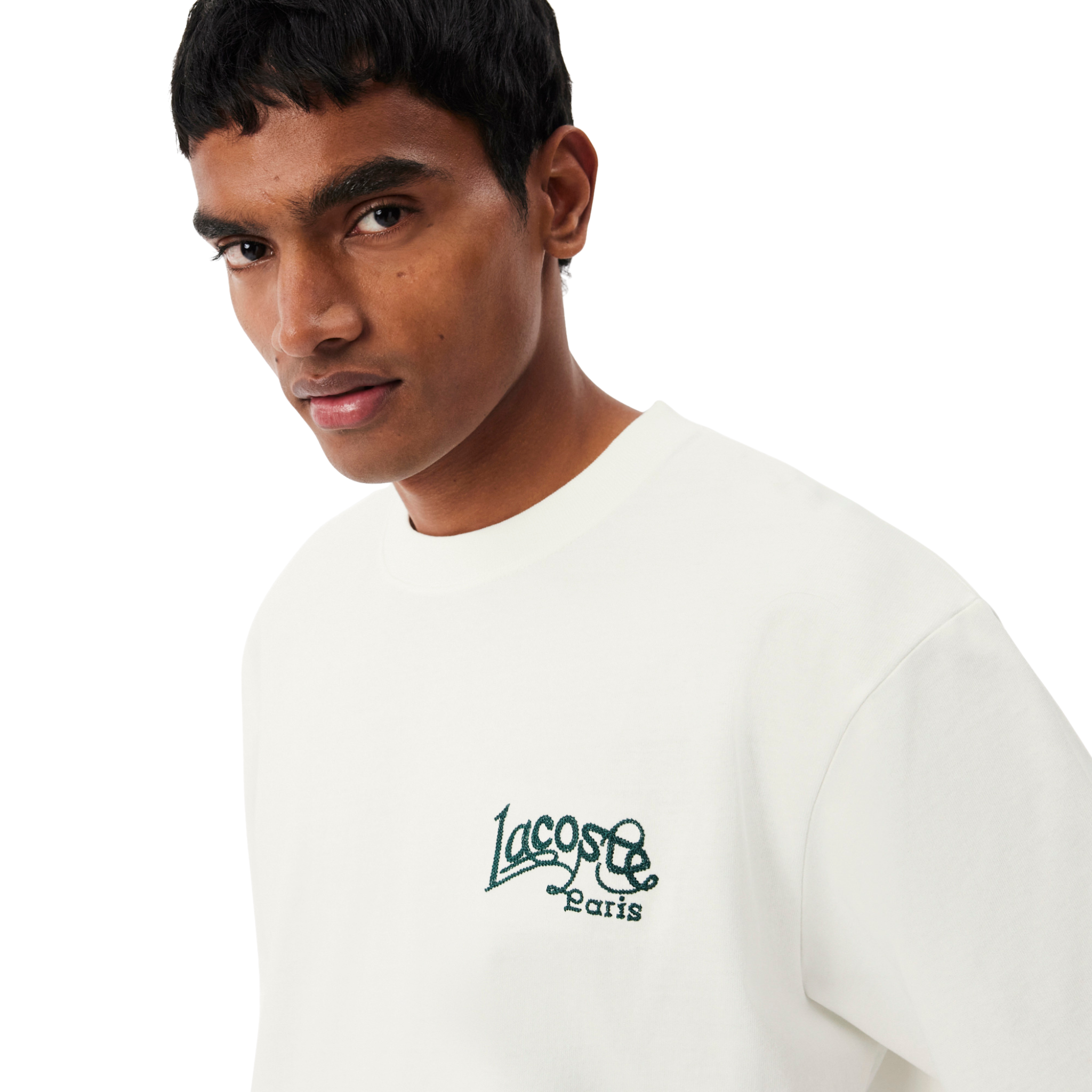 Mens Lacoste Flour Branded Relaxed Fit S/s T Shirt