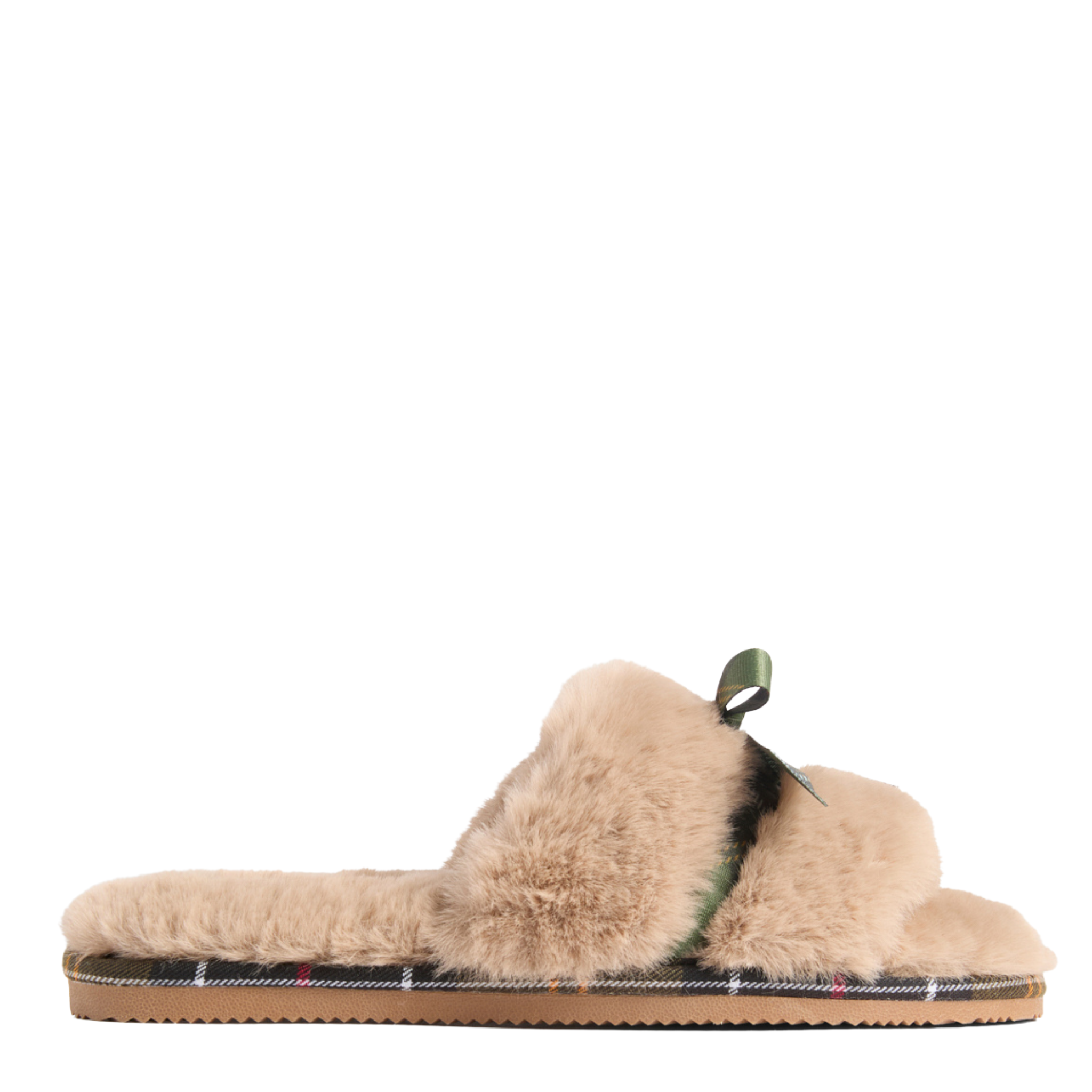 Womens Barbour Taupe Eleanora Slippers