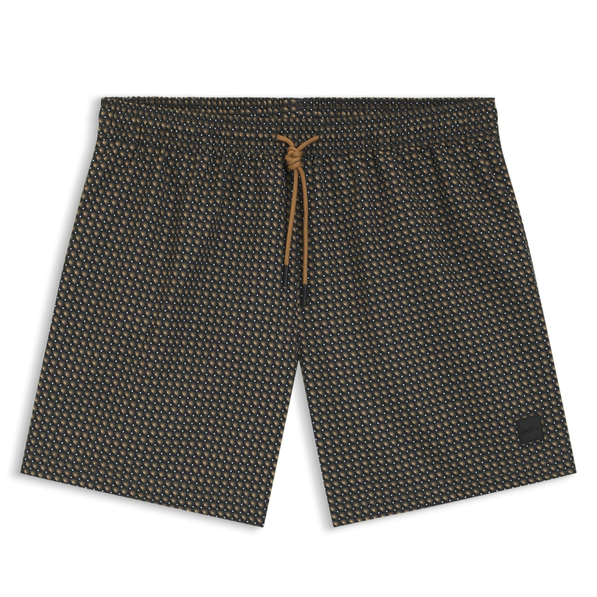 Mens BOSS Black Vibe Printed Swim Shorts