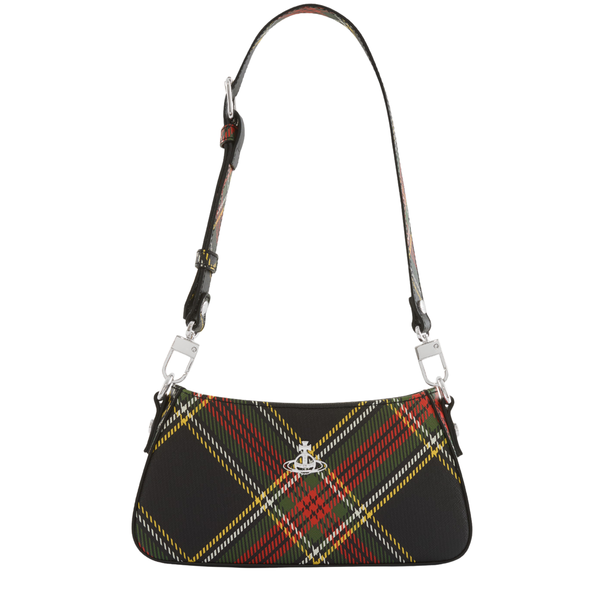 Womens Vivienne Westwood Chelsea Tartan Tasha Shoulder Bag