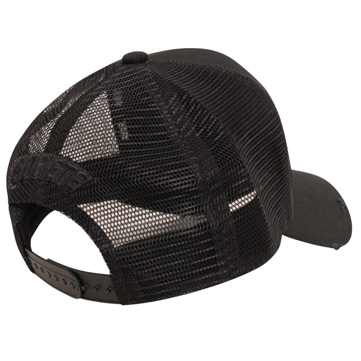 Mens Societe Noir Black Box La Vitesse Mesh Trucker Cap