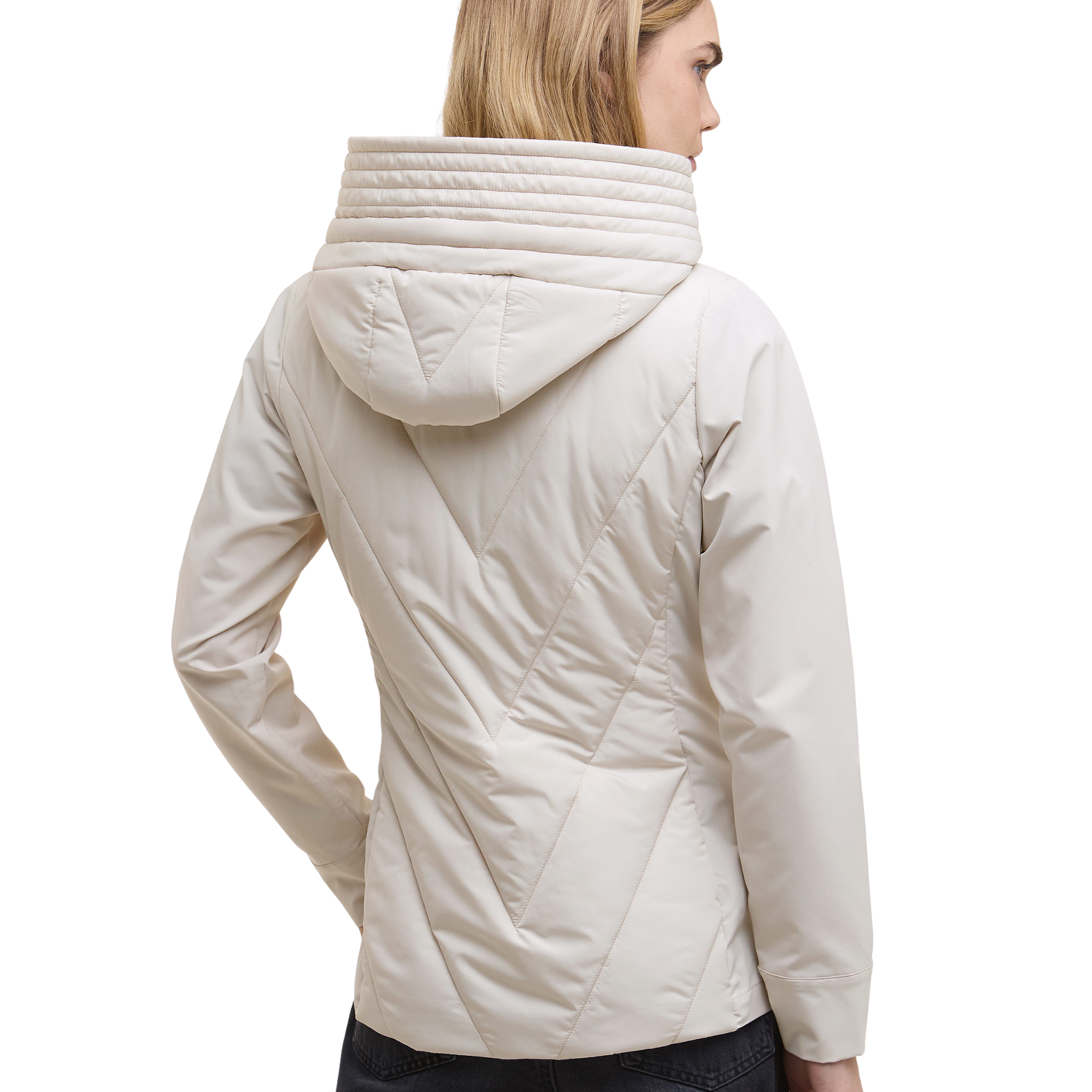 Womens Barbour International Jasmine Diablo Quilted Sweat Jacket