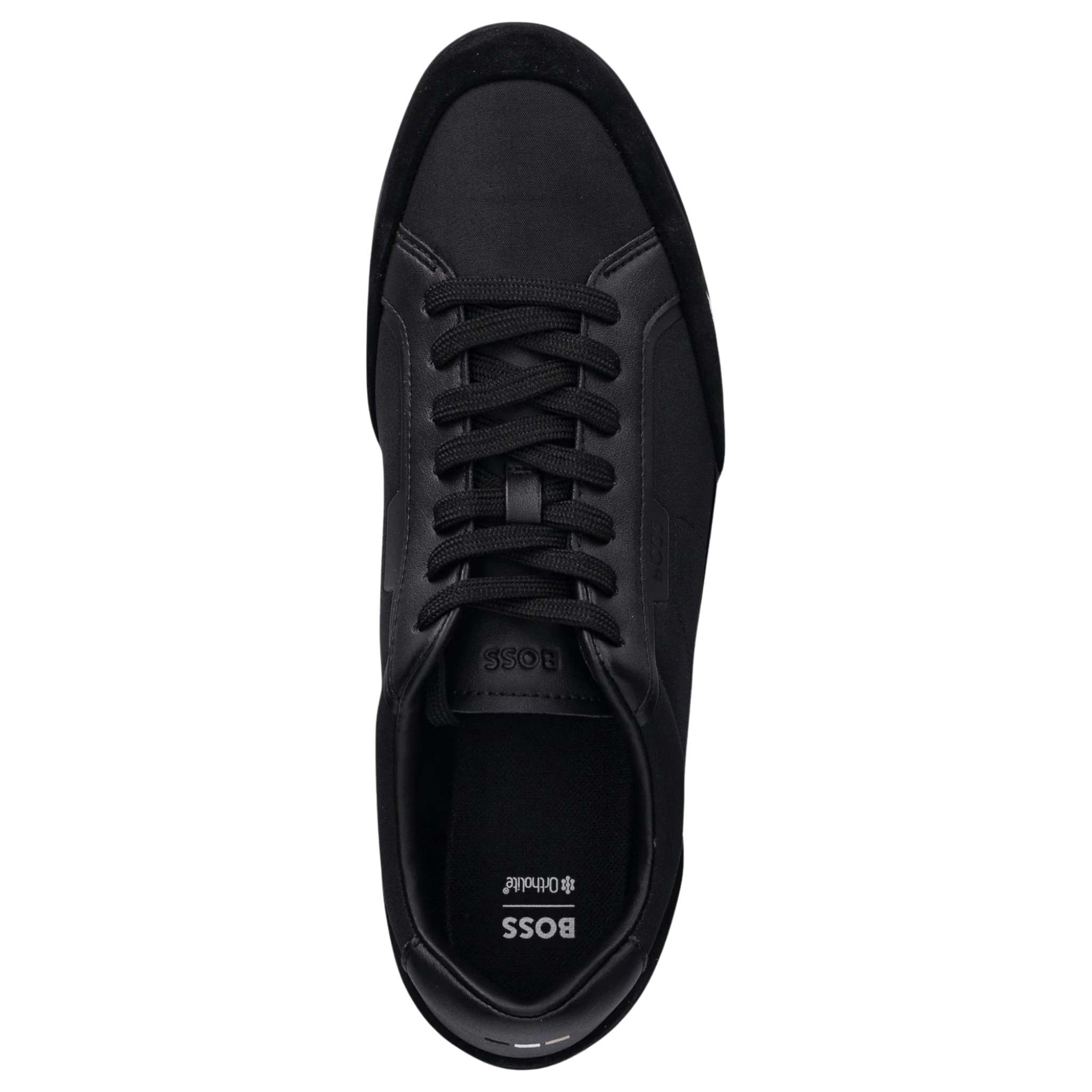 Mens BOSS Black Nitan Trainers