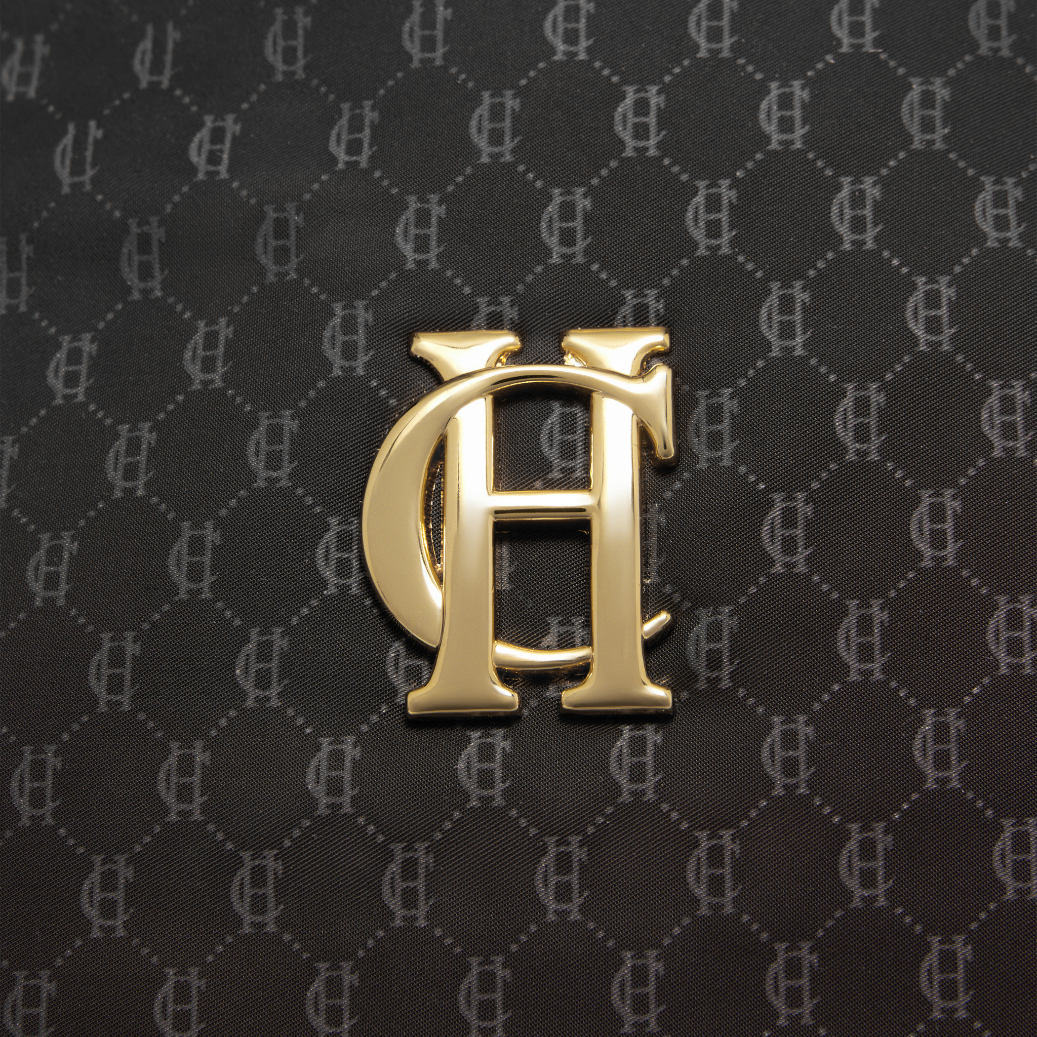 Womens Holland Cooper Black Monogram Cheltenham Tote Bag