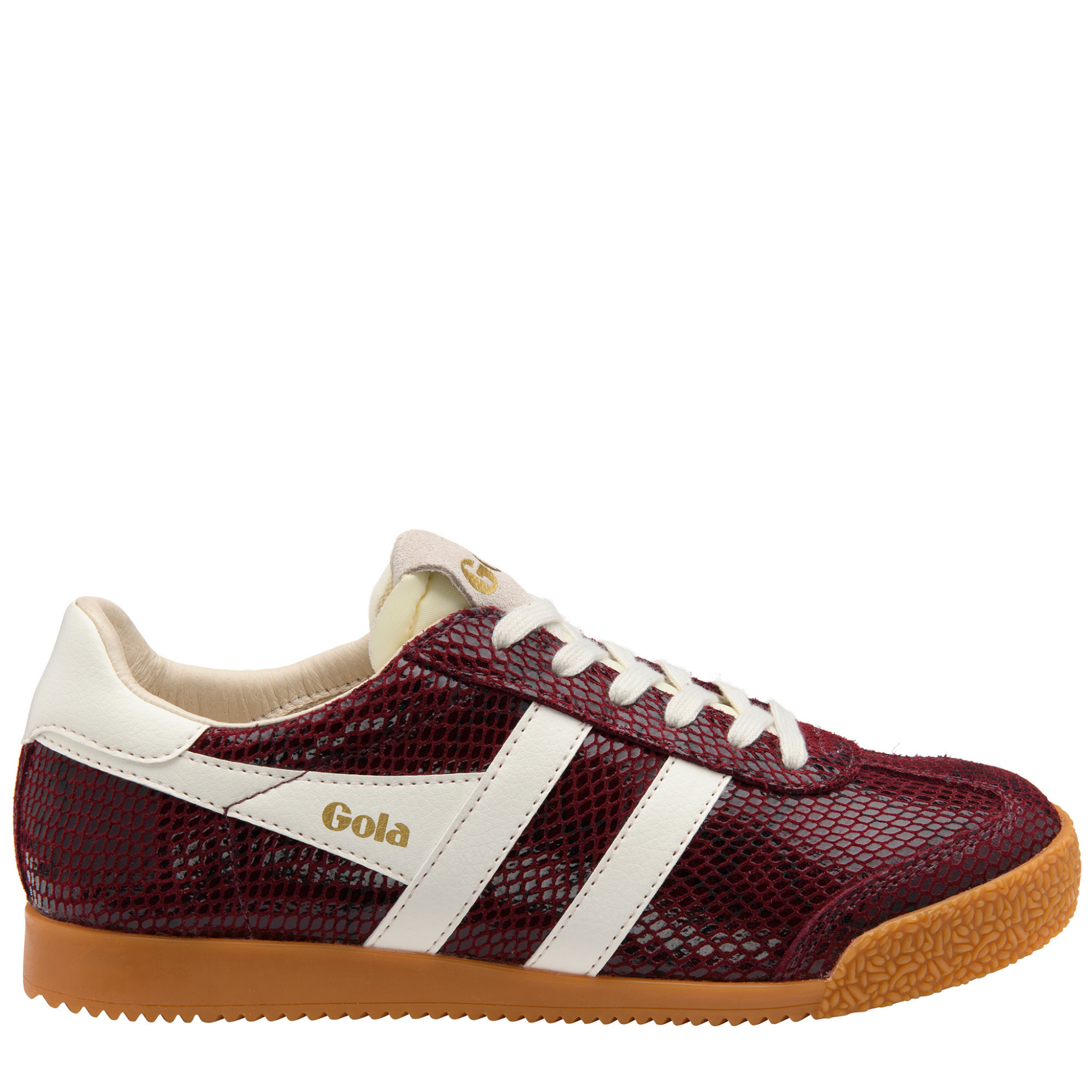 Womens Gola Windsor Wine/Off White Elan Serpent Trainers