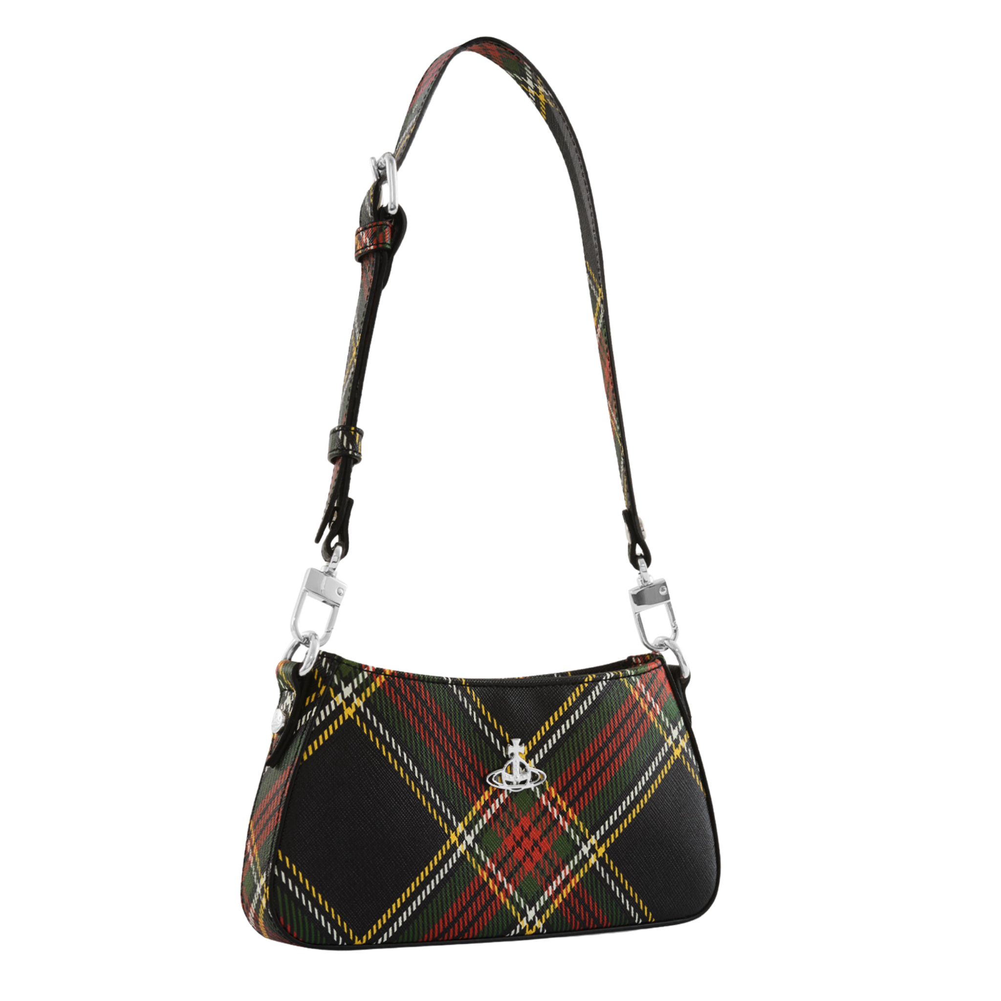 Womens Vivienne Westwood Chelsea Tartan Tasha Shoulder Bag