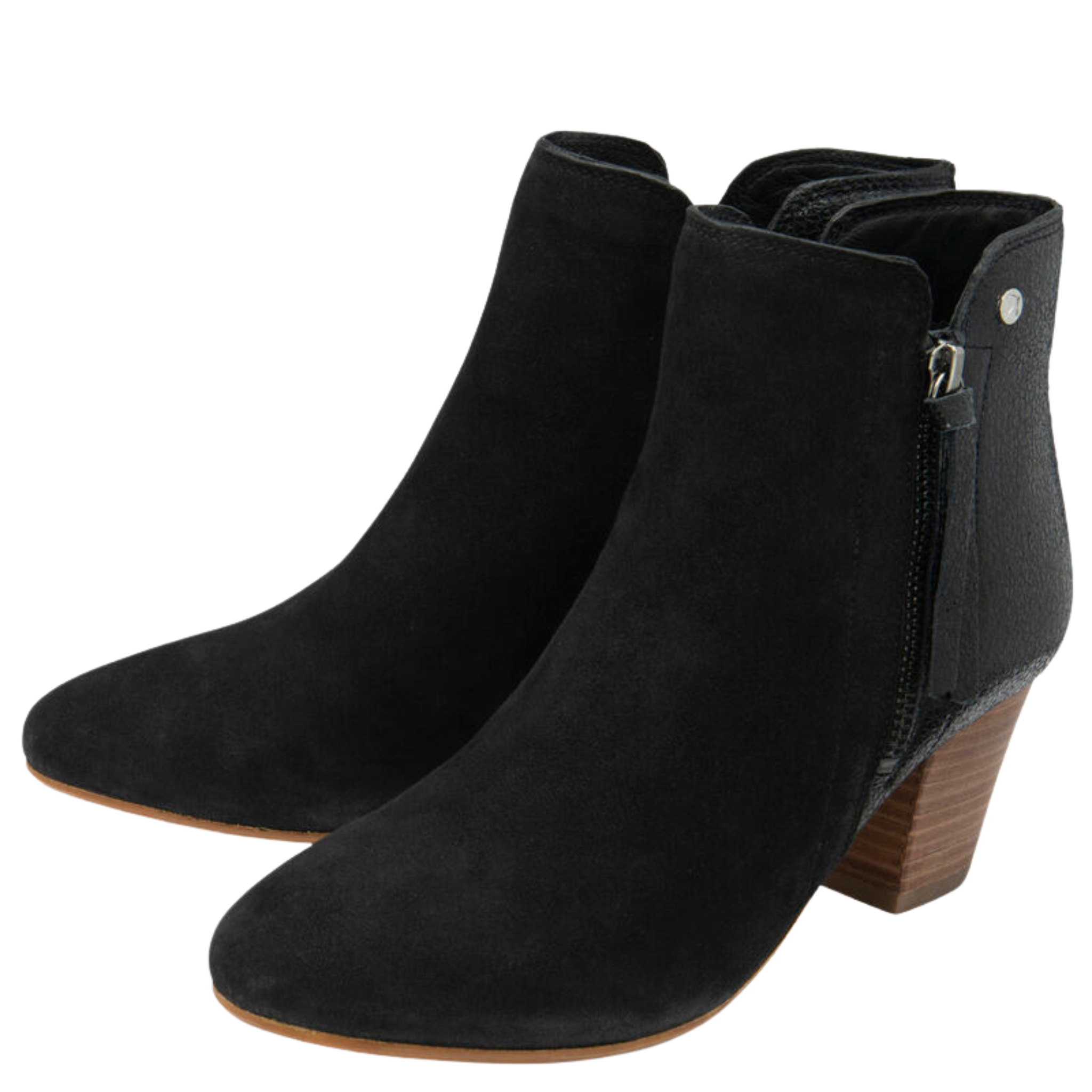 Womens Ravel Black Suede Tay Ankle Boots