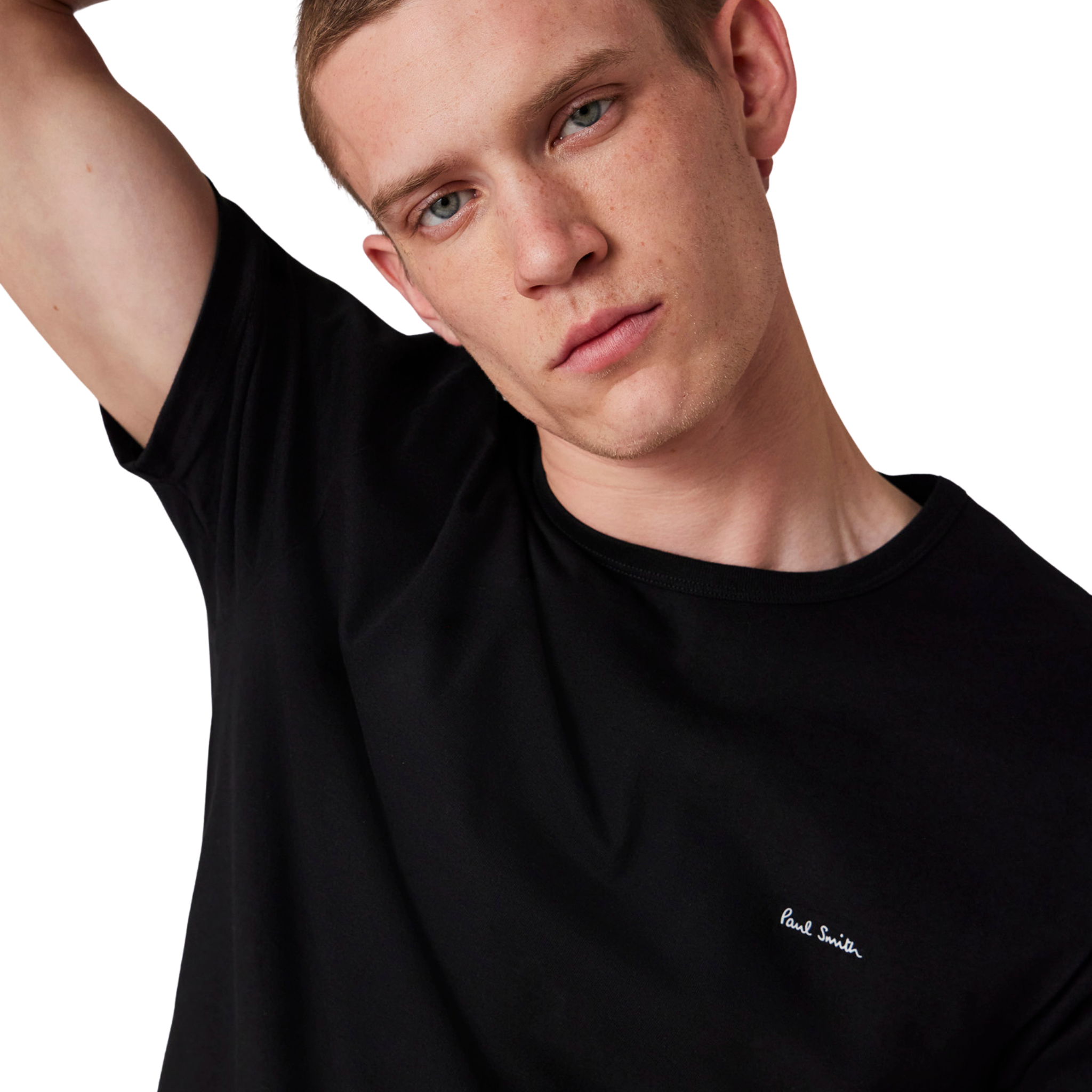 Mens Paul Smith Black/White/Navy 3PK S/s T Shirt