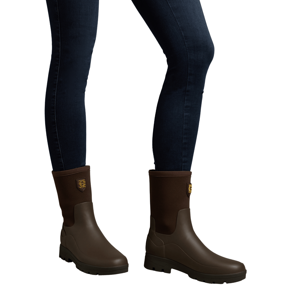 Womens Holland Cooper Chocolate Yard Wellington Boots