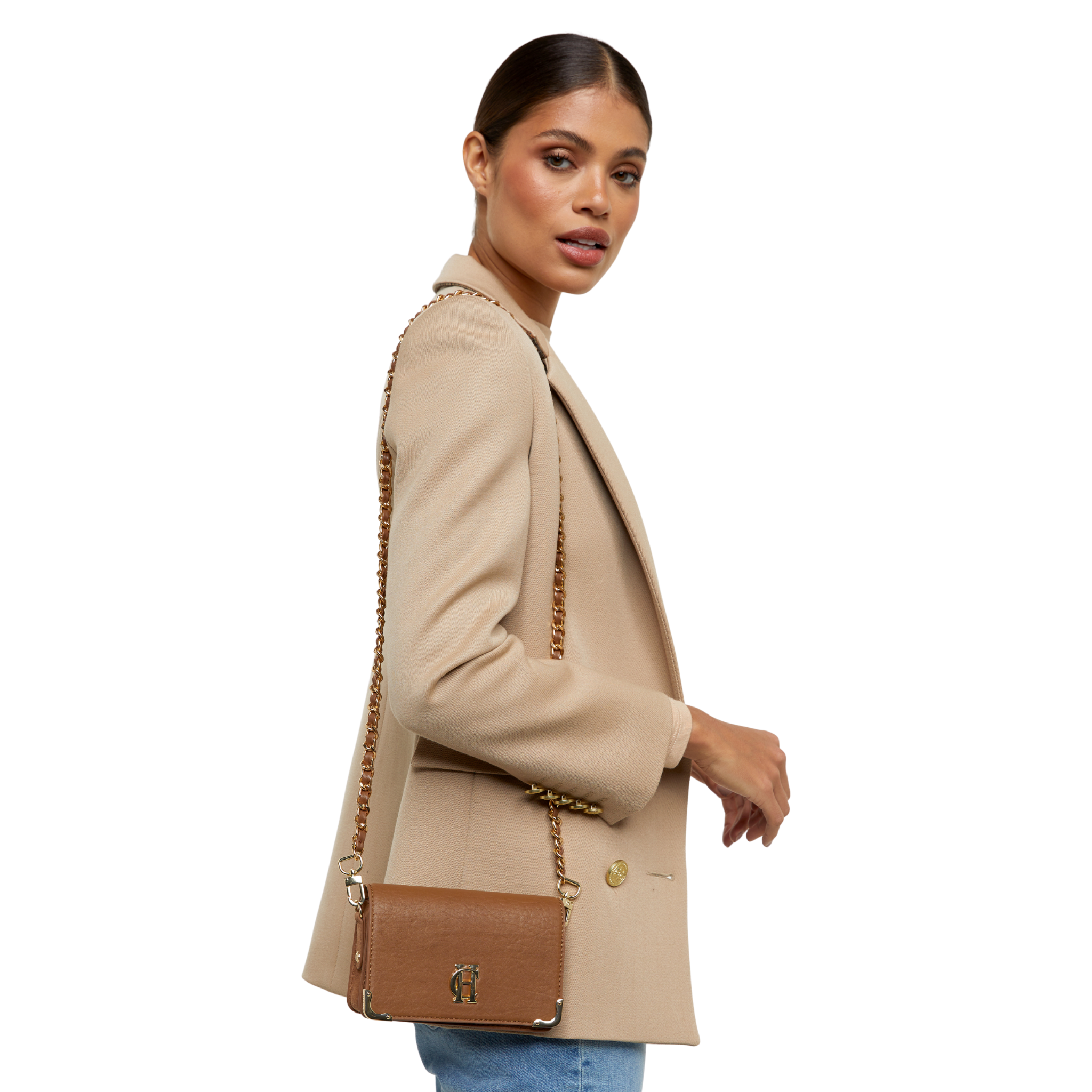 Womens Holland Cooper Tan Kensington Crossbody Bag