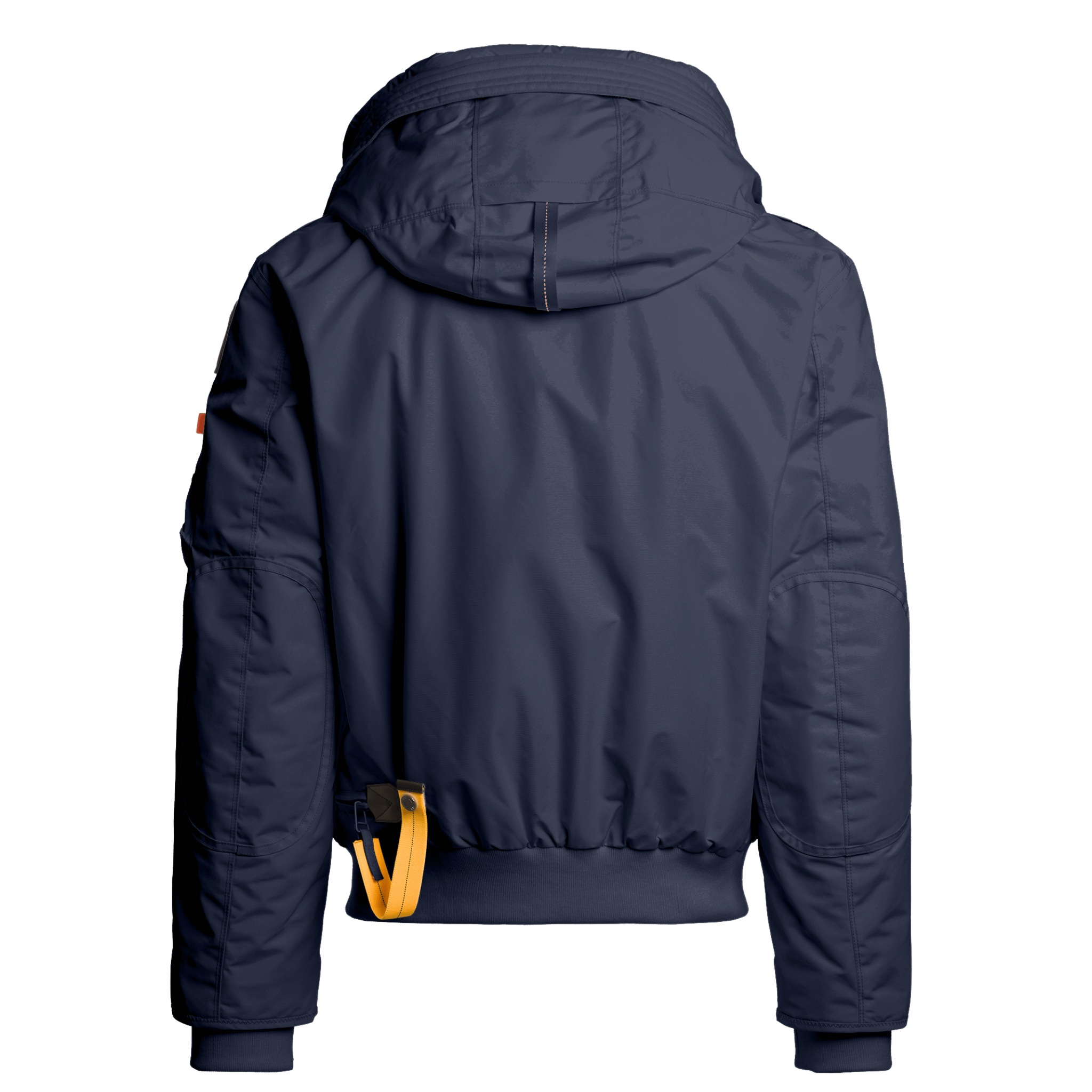 Mens Parajumpers Blue Navy Gobi Hood Down Bomber Jacket