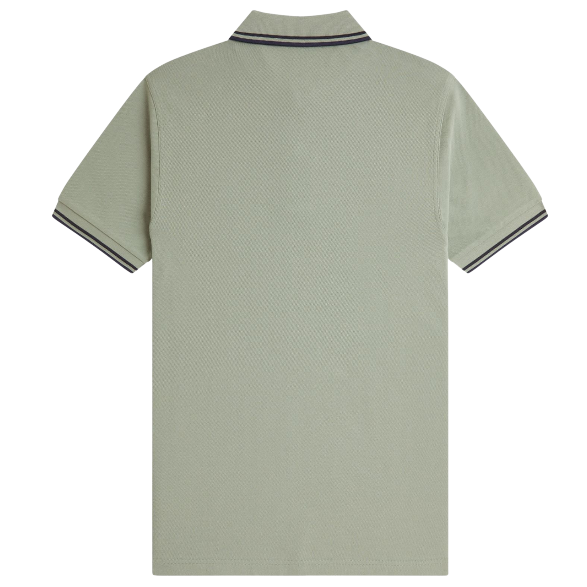 Mens Fred Perry Bayleaf/Dark Airforce/Tennis Blue Twin Tipped S/s Polo Shirt