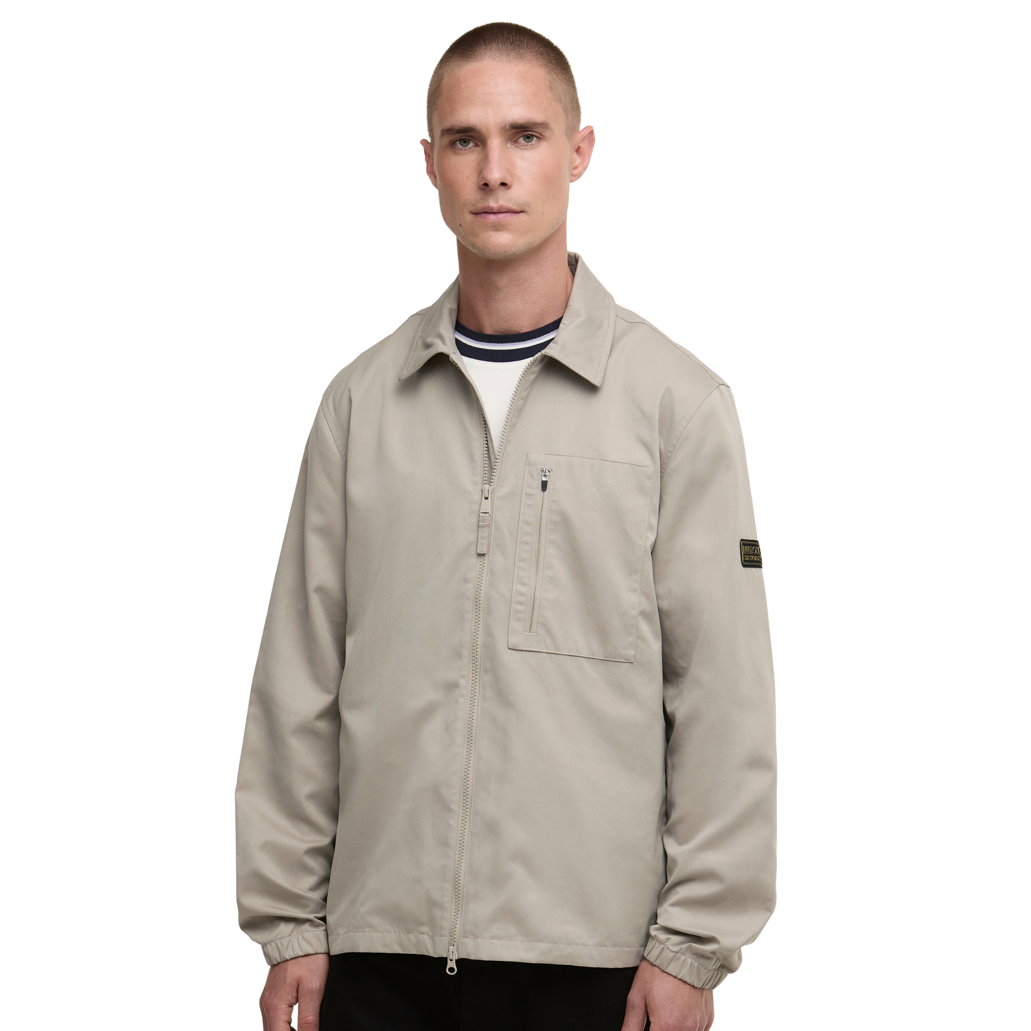 Mens Barbour International Concrete Coil Overshirt