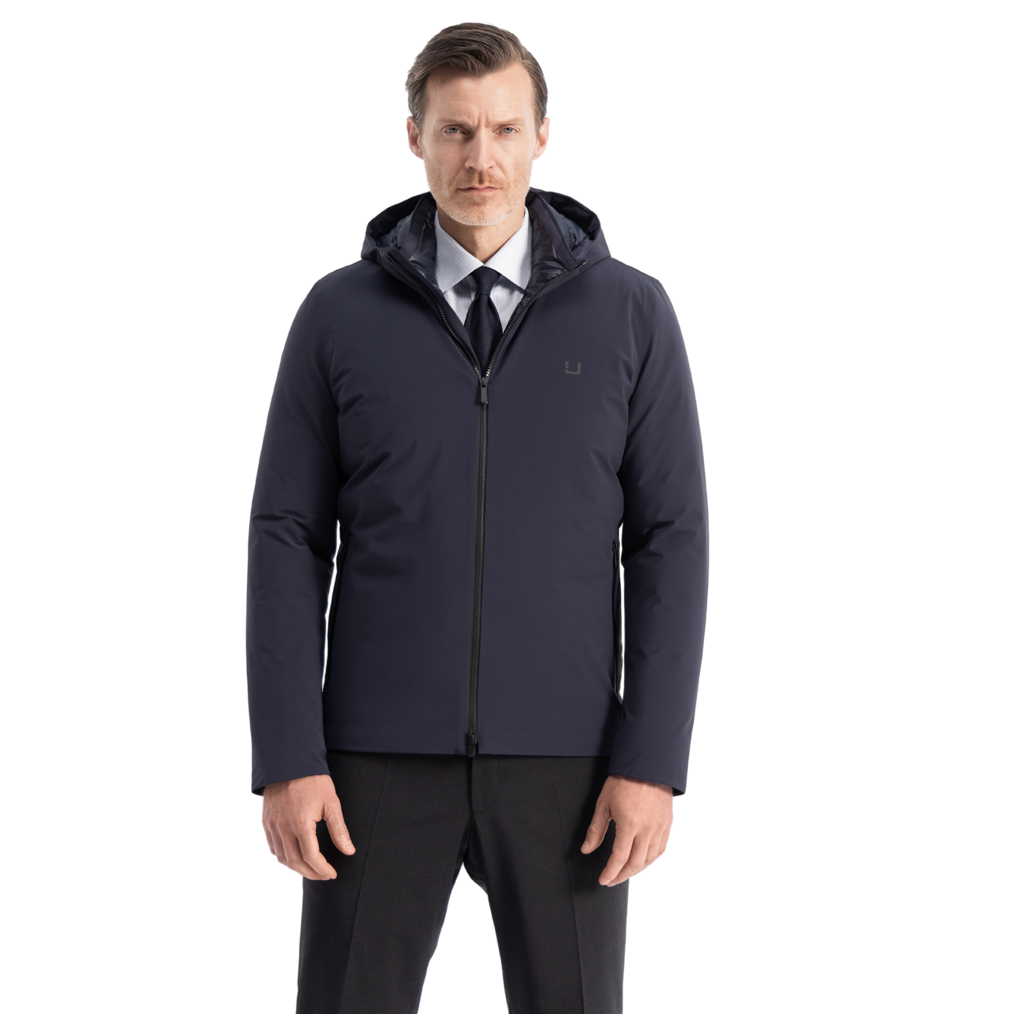 Mens UBR Navy Phantom Down Jacket