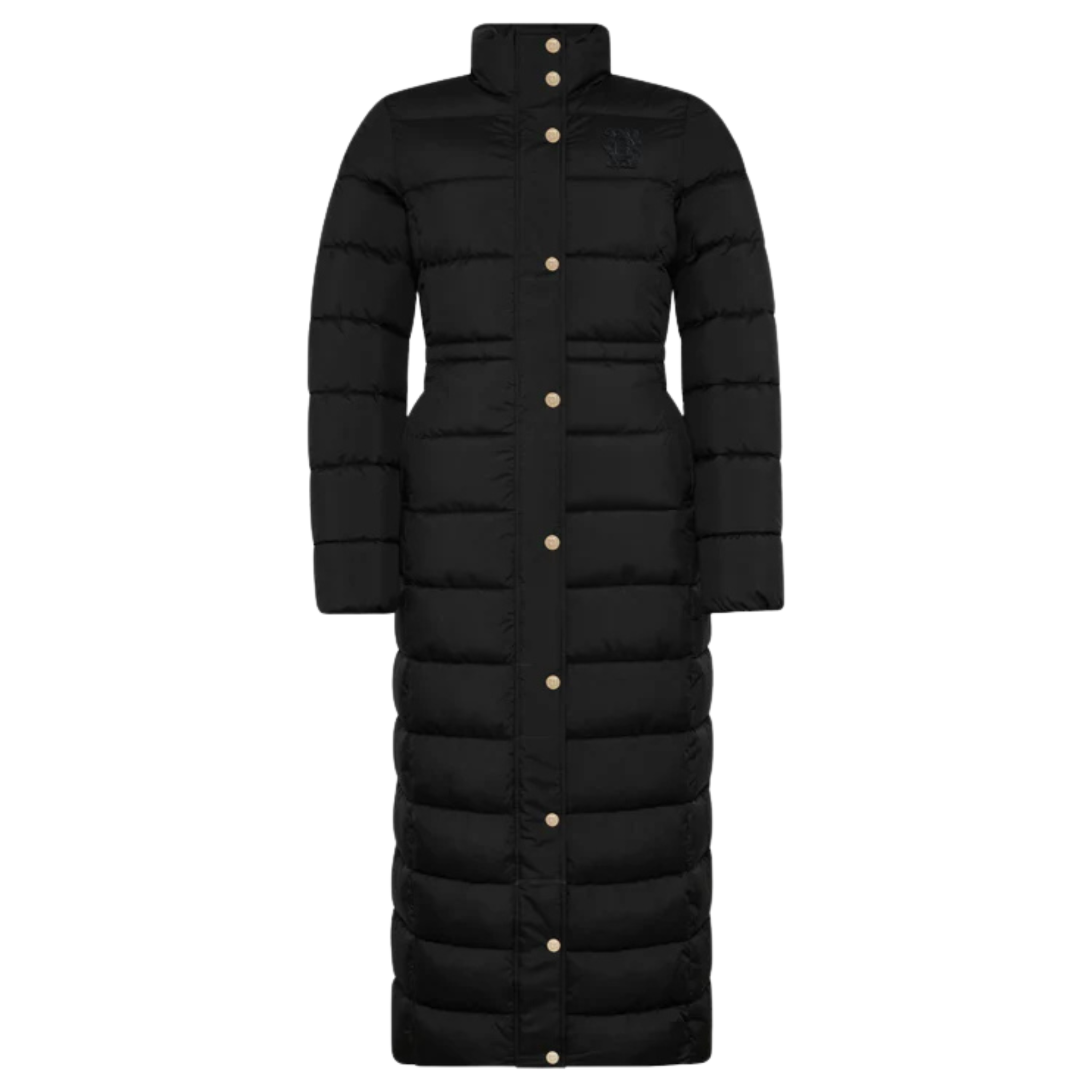 Womens Holland Cooper Black Milton Longline Coat